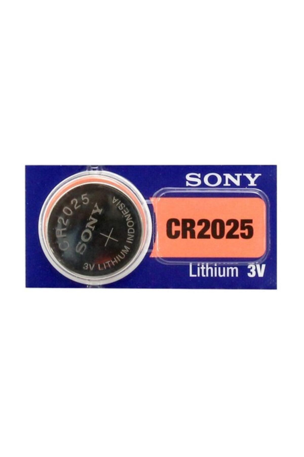 Sony Pil Lityum Cr 2025 Tekli