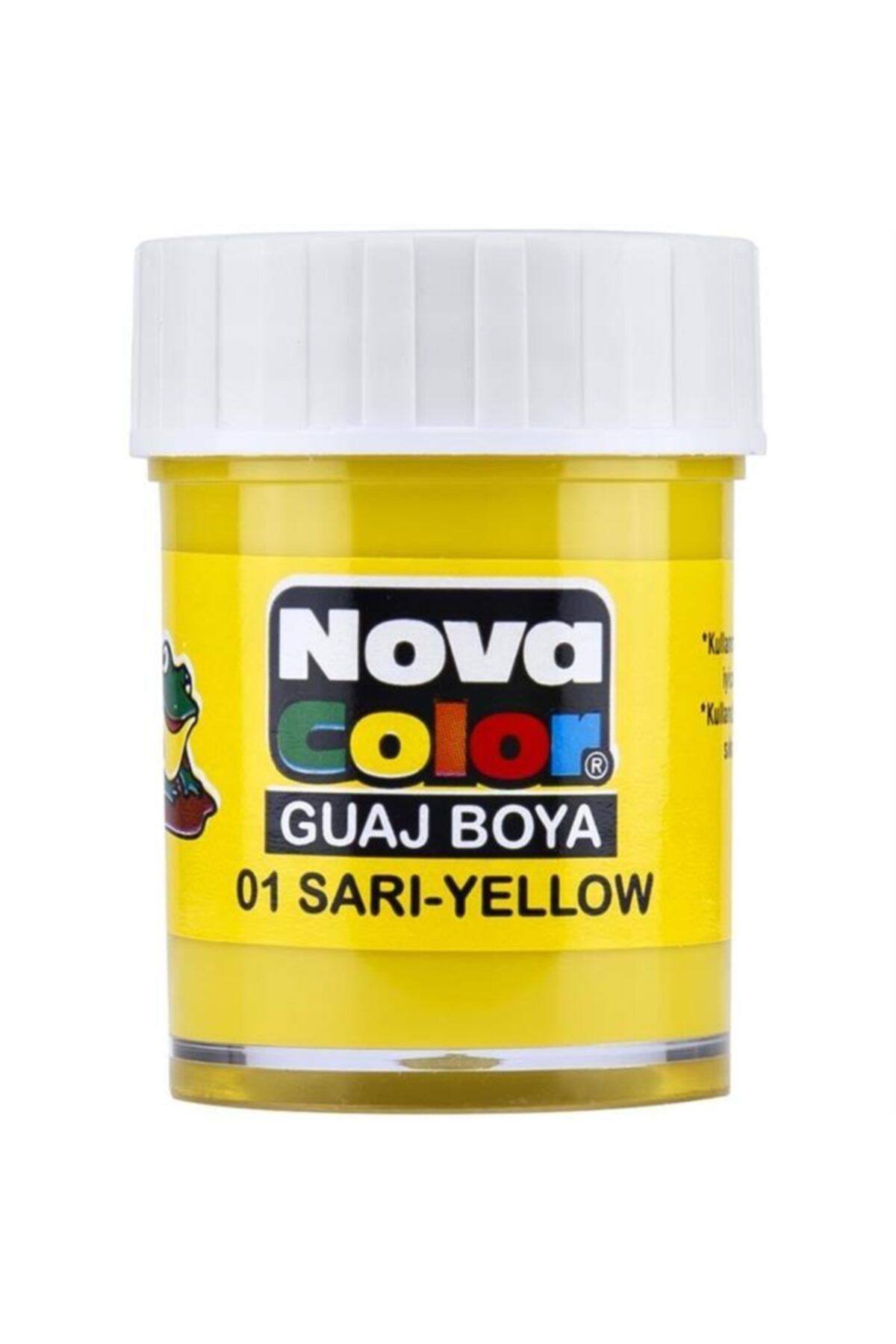 nova color Nc-103 Guaj Boya Şişe Sarı 12 Li (1 Paket 12 Adet)