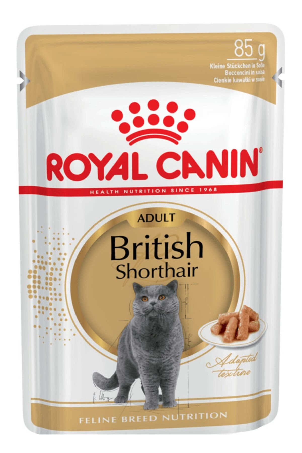 Royal Canin 8 Adet British Shorthair Yetişkin Kedi Yaş Maması 85 Gr