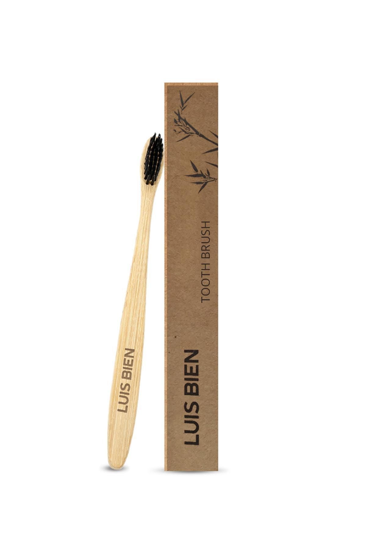 Luis Bien Bambu Diş Fırçası Kömür Etkili Yumuşak - Siyah