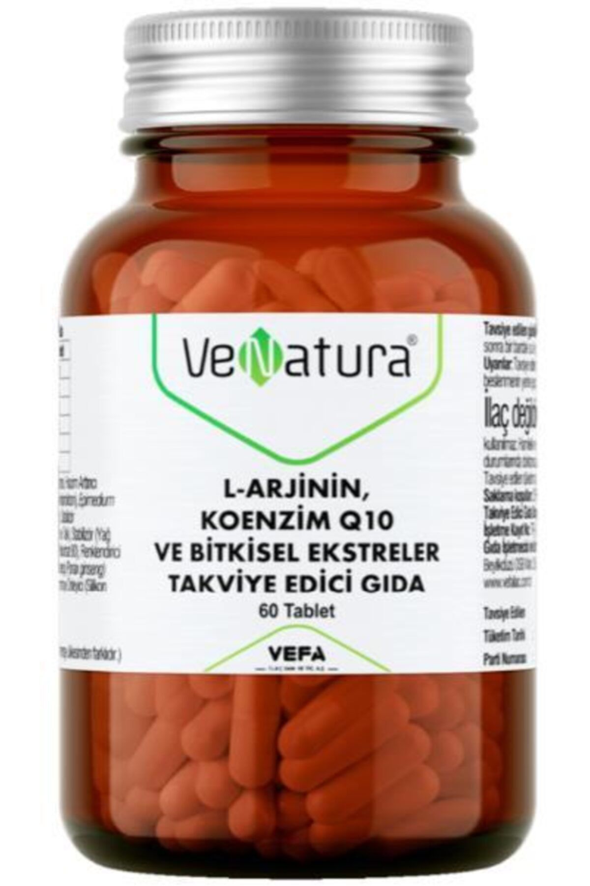 Venatura L-arjinin Koenzim Q10 60 Tablet