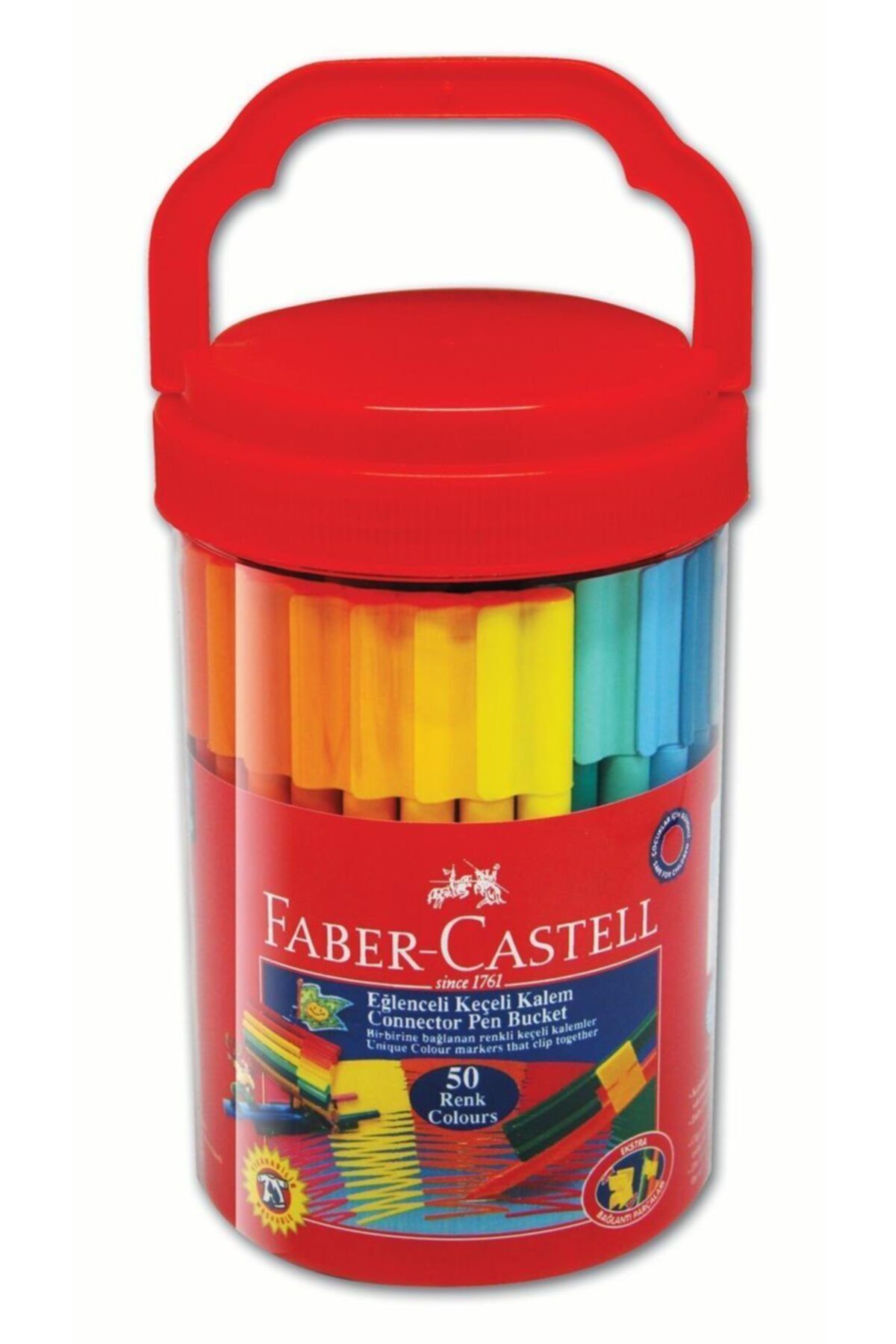 Faber Castell Eğlenceli Keçeli Kalem Seti 50 Renk