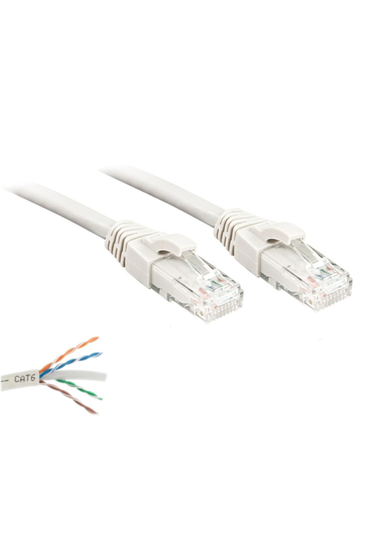 İntec Cat6 Kablo 25 Metre Bakır Telli Data/internet/modem/ethernet Kablosu