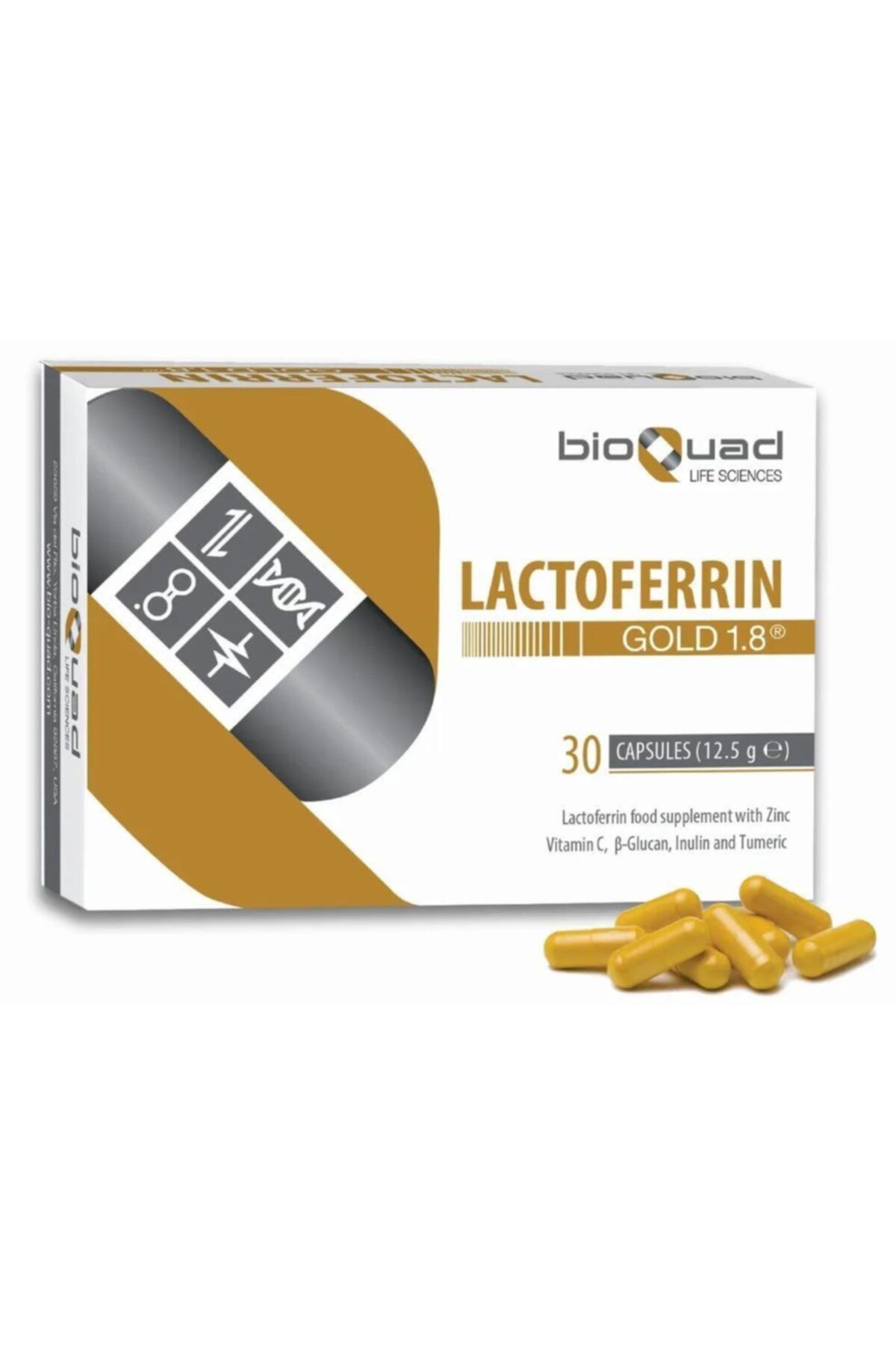Bioquad Lactoferrin Gold 1.8 30 Kapsül