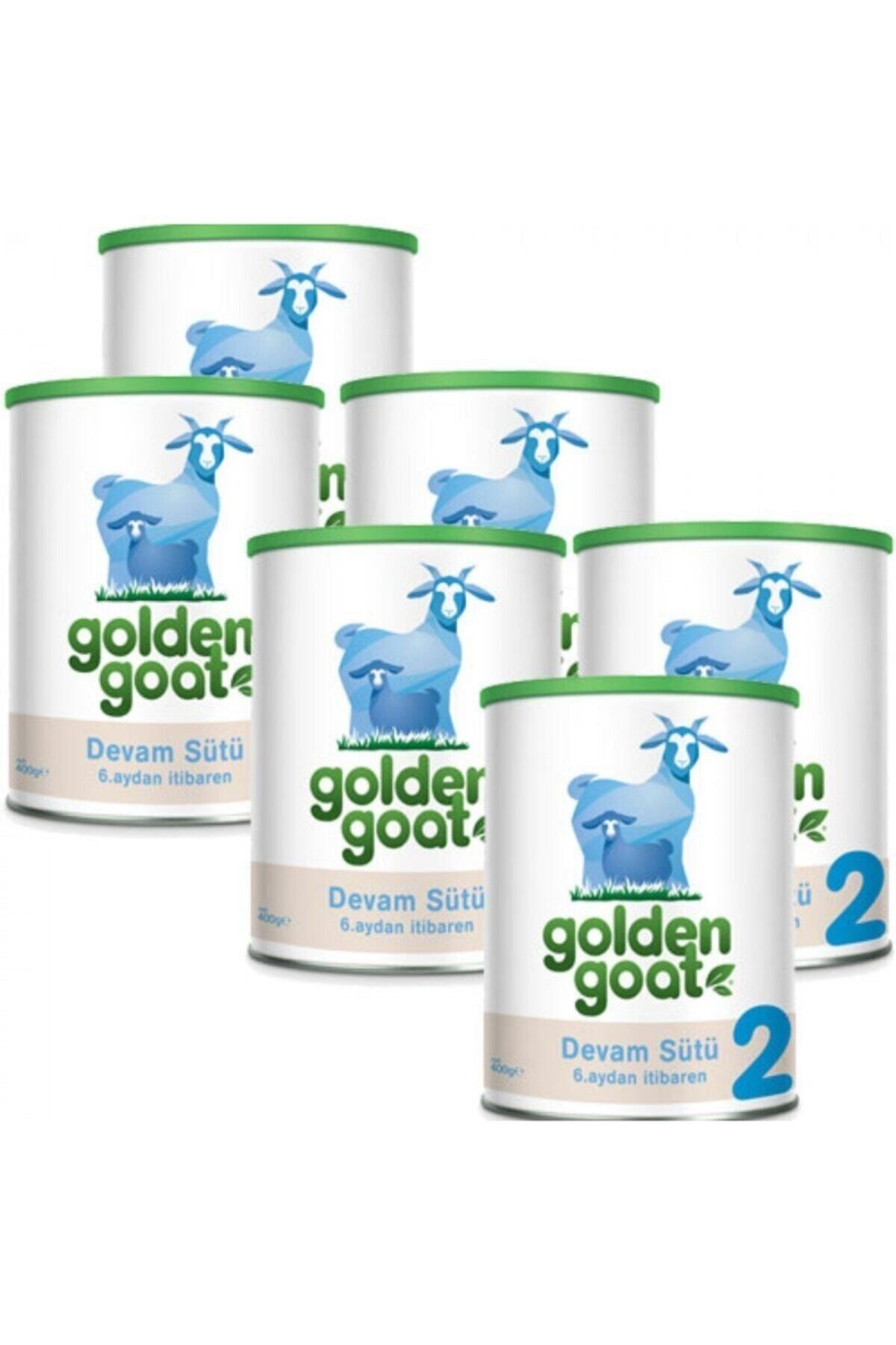 Golden Goat 2 Keçi Sütü Bazlı Devam Sütü 400gr*6lı Paket