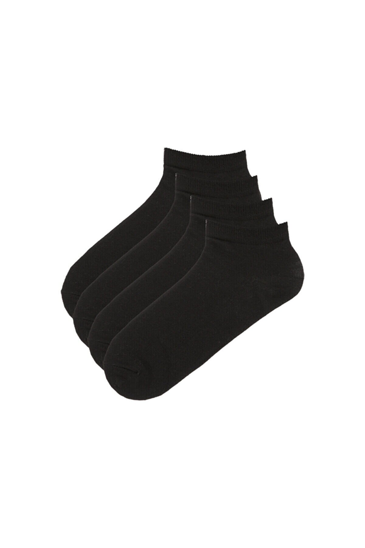 Penti Siyah Basic 4 Lü Patik Çorap