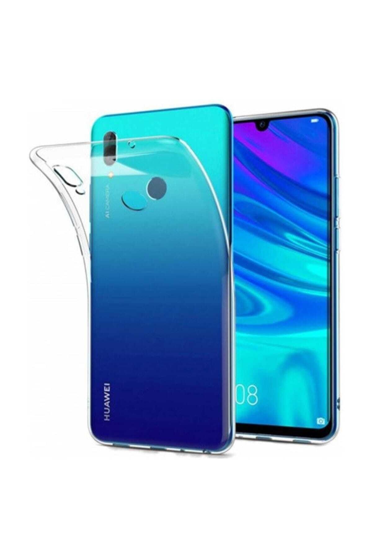 Telefon Aksesuarları P Smart 2019 - Honor 10 Lite Toz Koruma Tıpalı Ultra Ince Şeffaf Silikon Kılıf