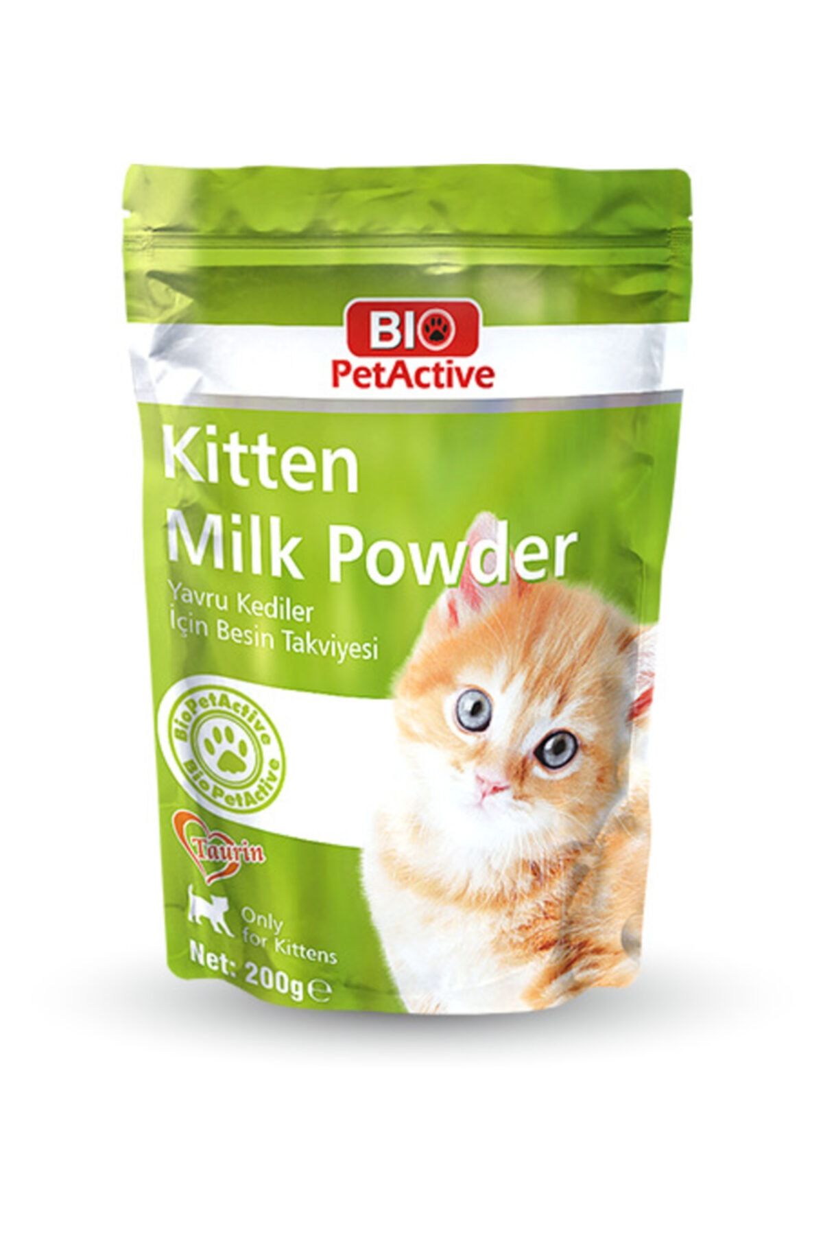 Bio PetActive Kitten Milk Powder Yavru Kedi Süt Tozu 200 gr