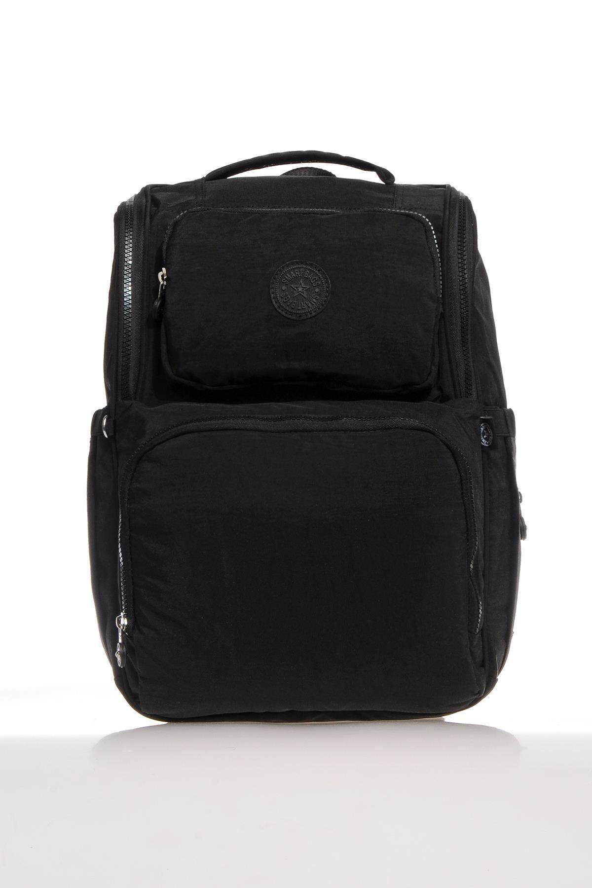 Smart Bags Smb3000-0001 Siyah Kadın Bebek Bakım Sırt Çantası