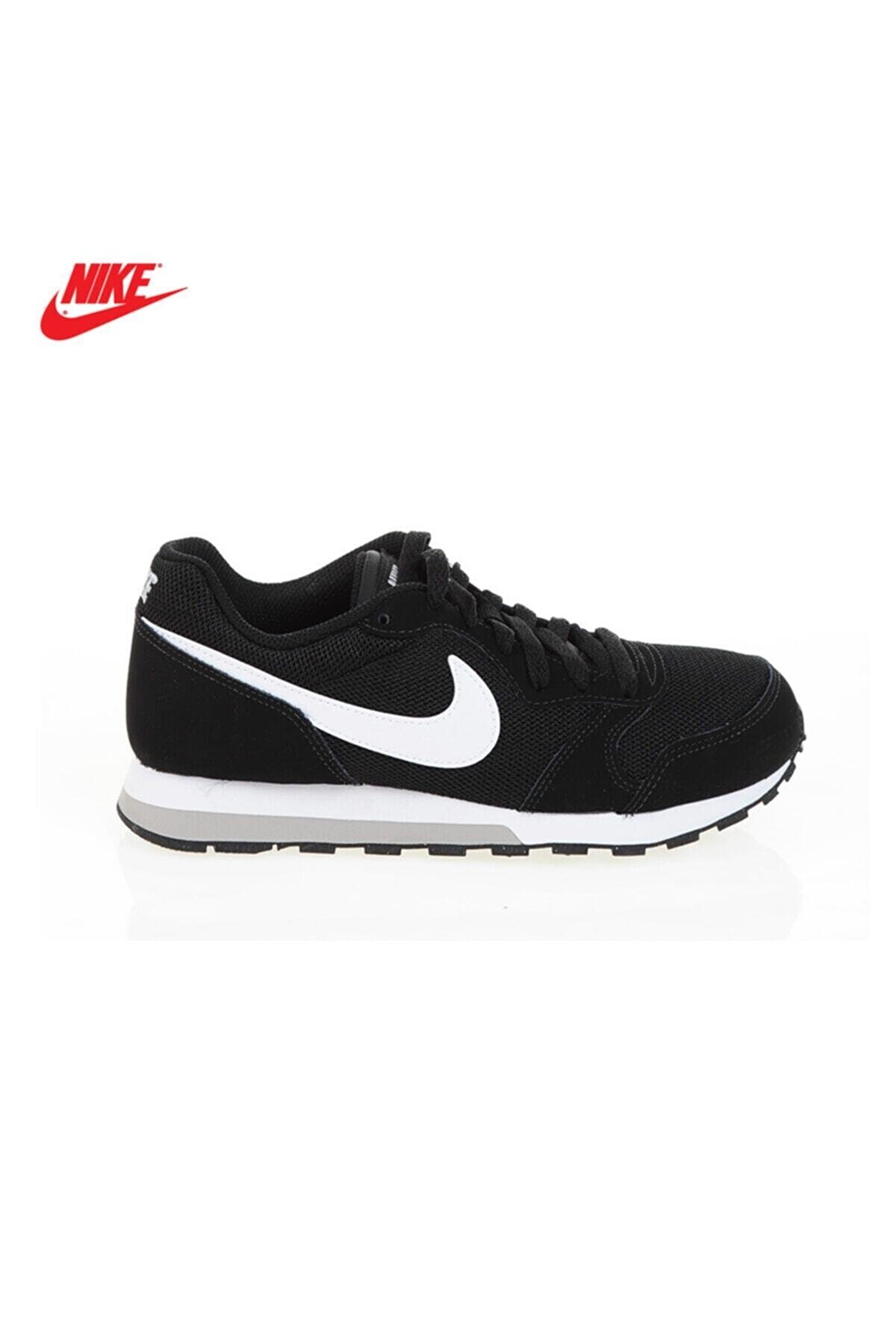 Nike Siyah Erkek Spor Ayakkabı 807316-001 Nıke Md Runner 2 (Gs) Black/whıte-wolf Grey
