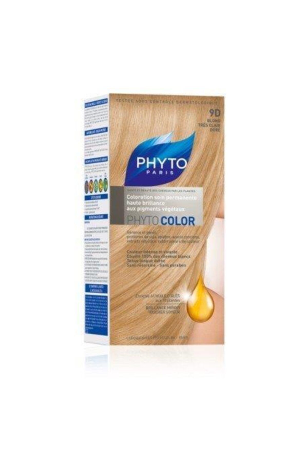 Phyto Açık Sarı Dore Color Bitkisel Saç Boyası 9d