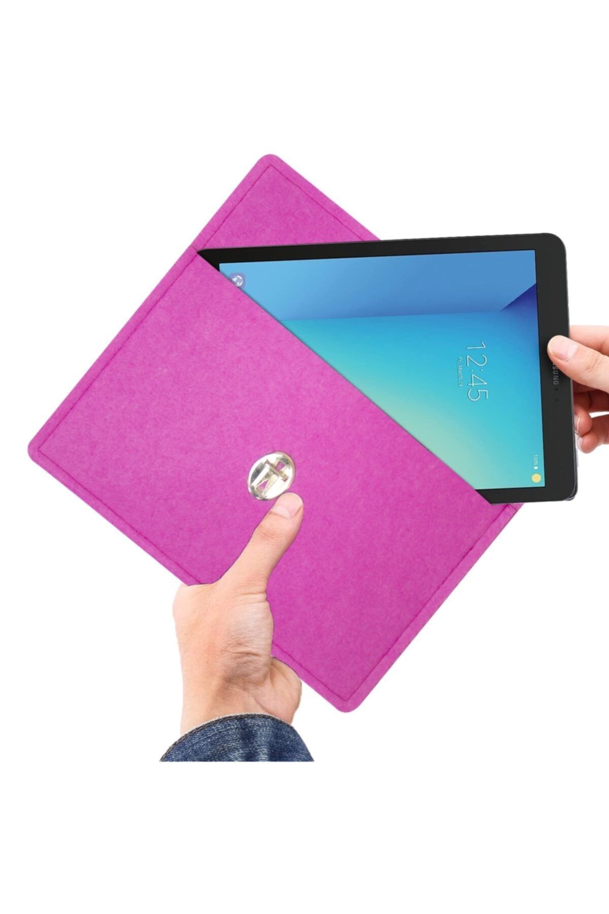 Ankaflex Fuşya Renk Tablet Taşımaya Uygun El Çantası
