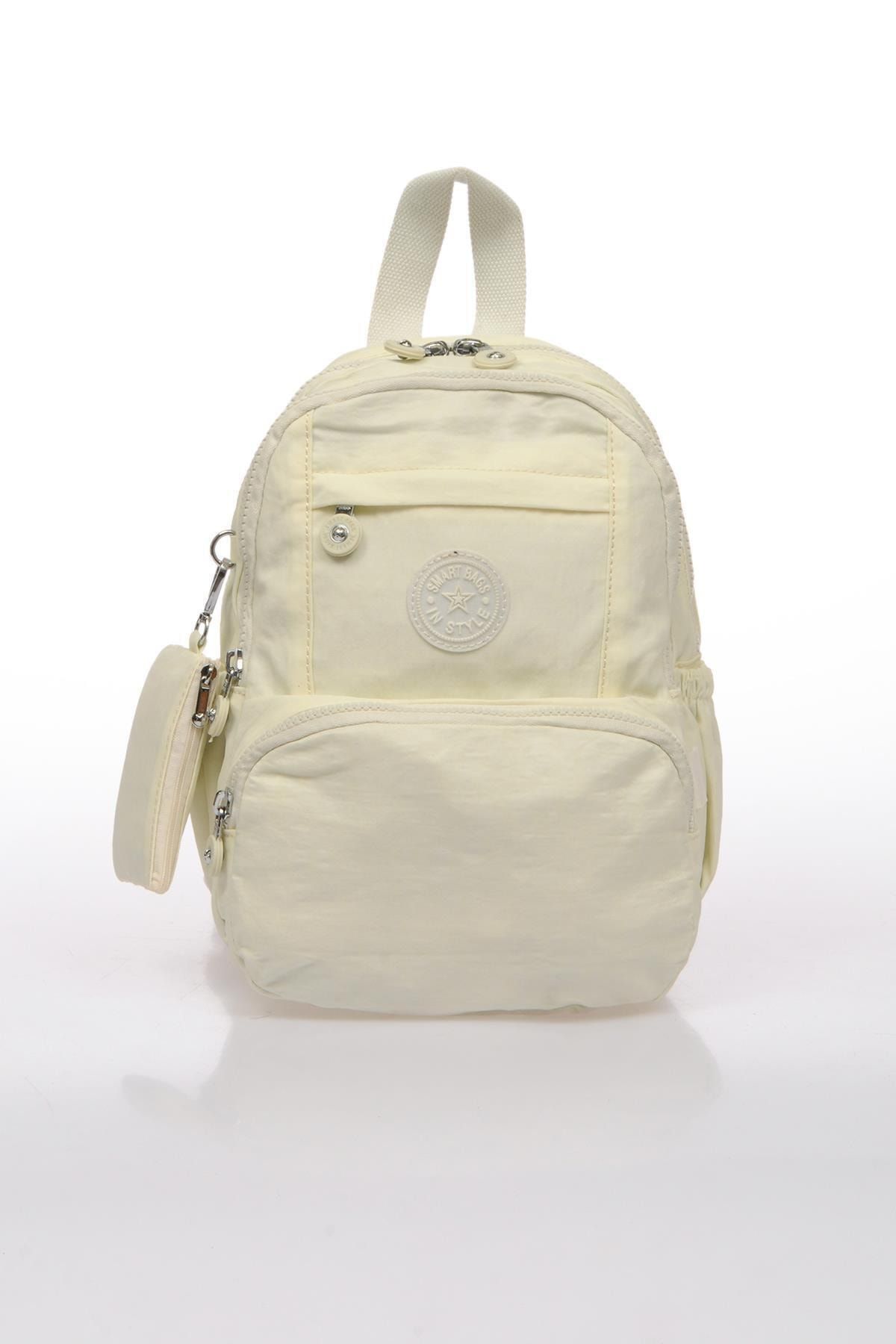 Smart Bags Smb1083-0002 Beyaz Kadın Küçük Sırt Çantası