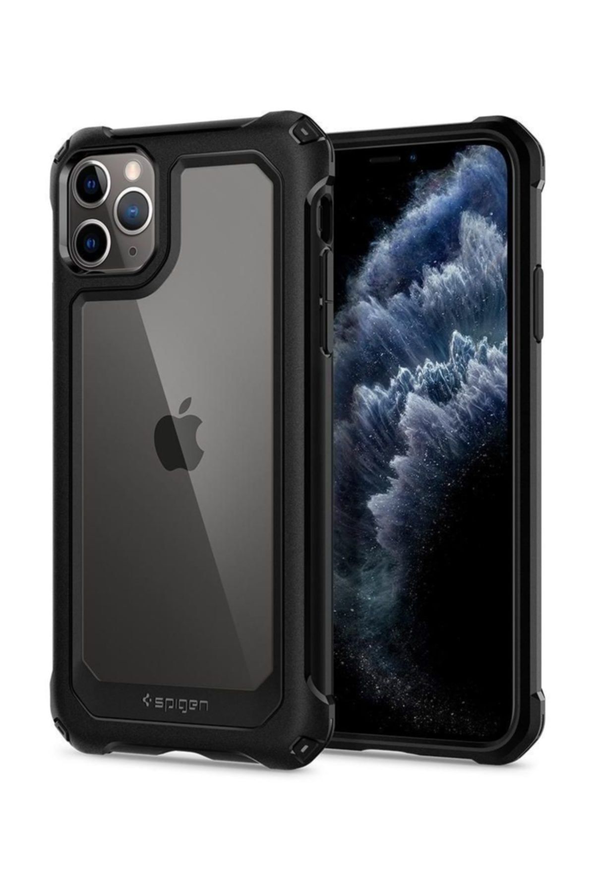 Spigen Iphone 11 Pro Uyumlu  Kılıf Gauntlet Carbon Black - 077cs27515