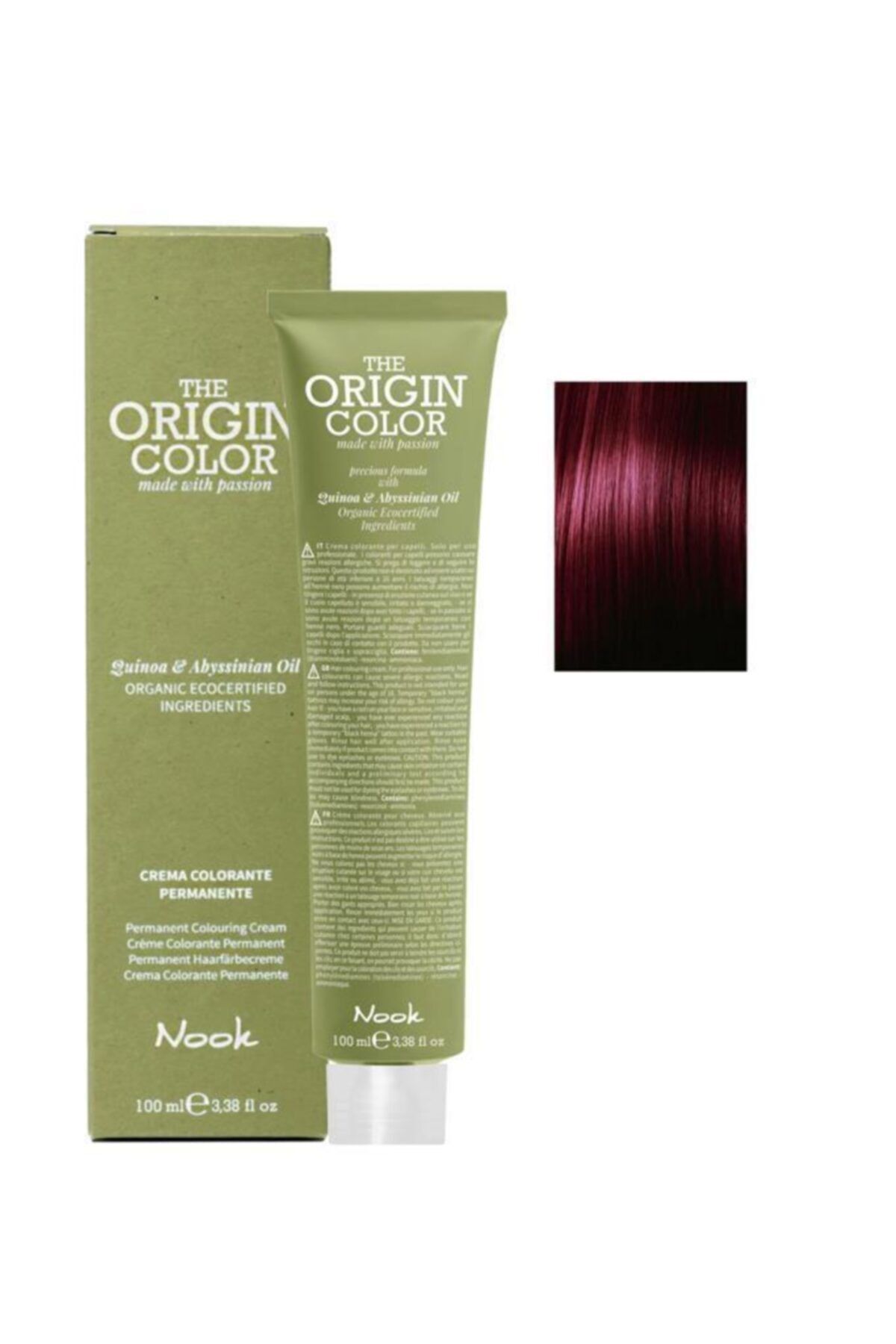 Nook The Origin Color Saç Boyası 5.5 Açık Kestane Akaju 100 ml