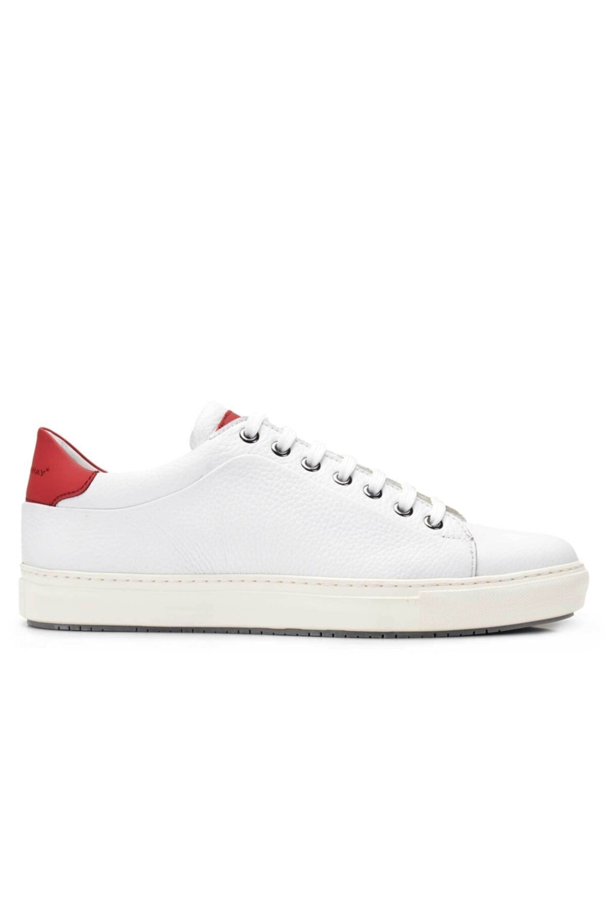 Nevzat Onay Hakiki Deri Beyaz Sneaker Erkek Ayakkabı -11679-