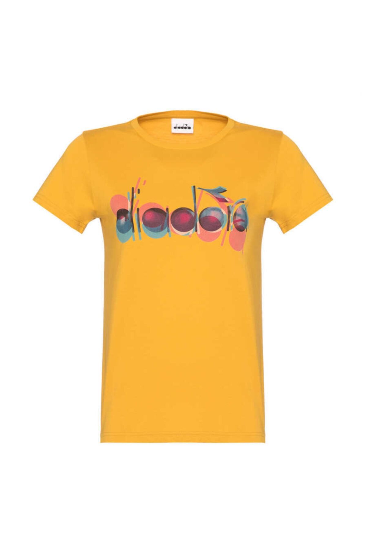 Diadora Dıadora Ss T-shirt Iconic Hardal Sarı Kadın Tişört - 502.176088-35042