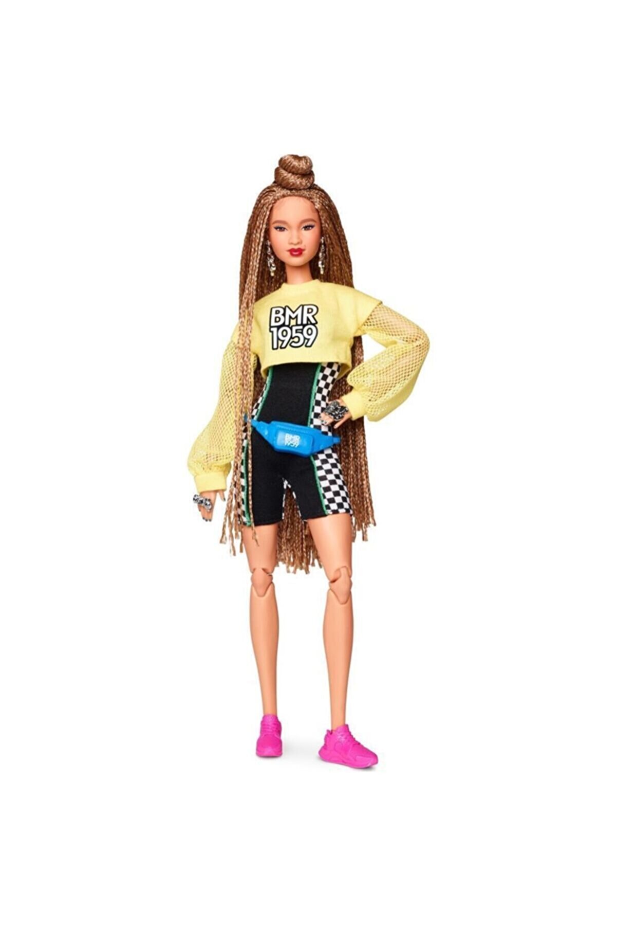 Barbie Koleksiyon Bebeği Şortlu Uzun Saçlı GHT91