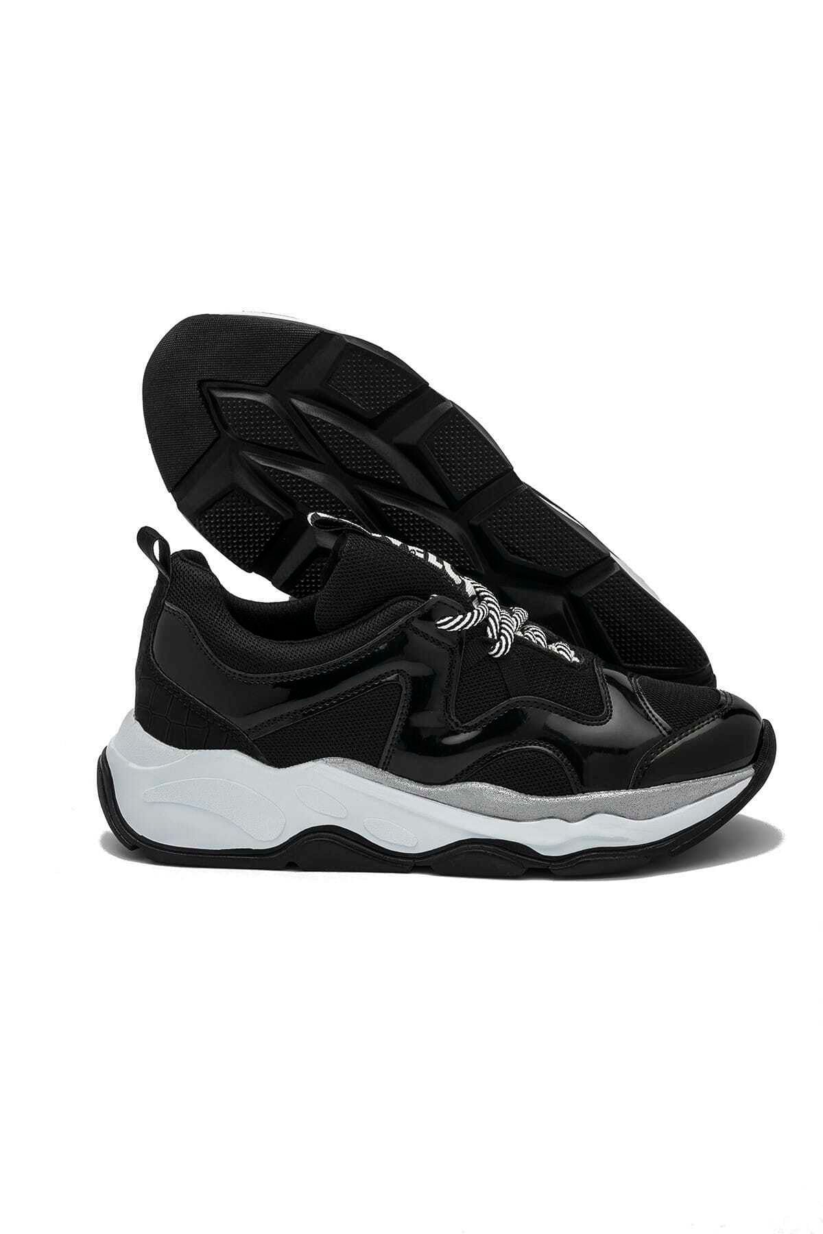 Tiffany Tomato 29150498 Siyah Kadın Sneaker Ayakkabı