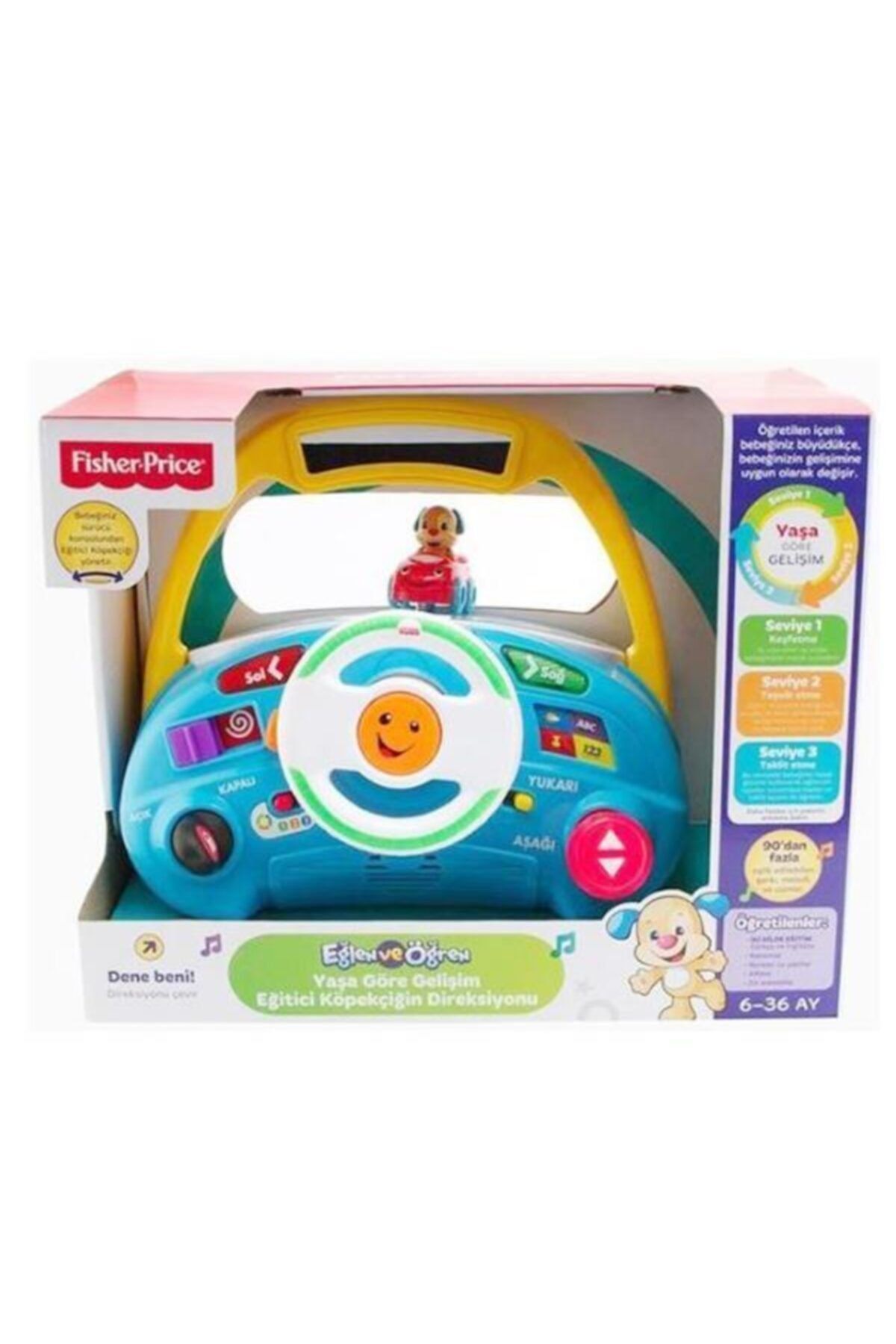 Fisher Price Yaşa Göre Gelişim Eğitici Köpekçiğin Direksiyonu Mat/dpm92