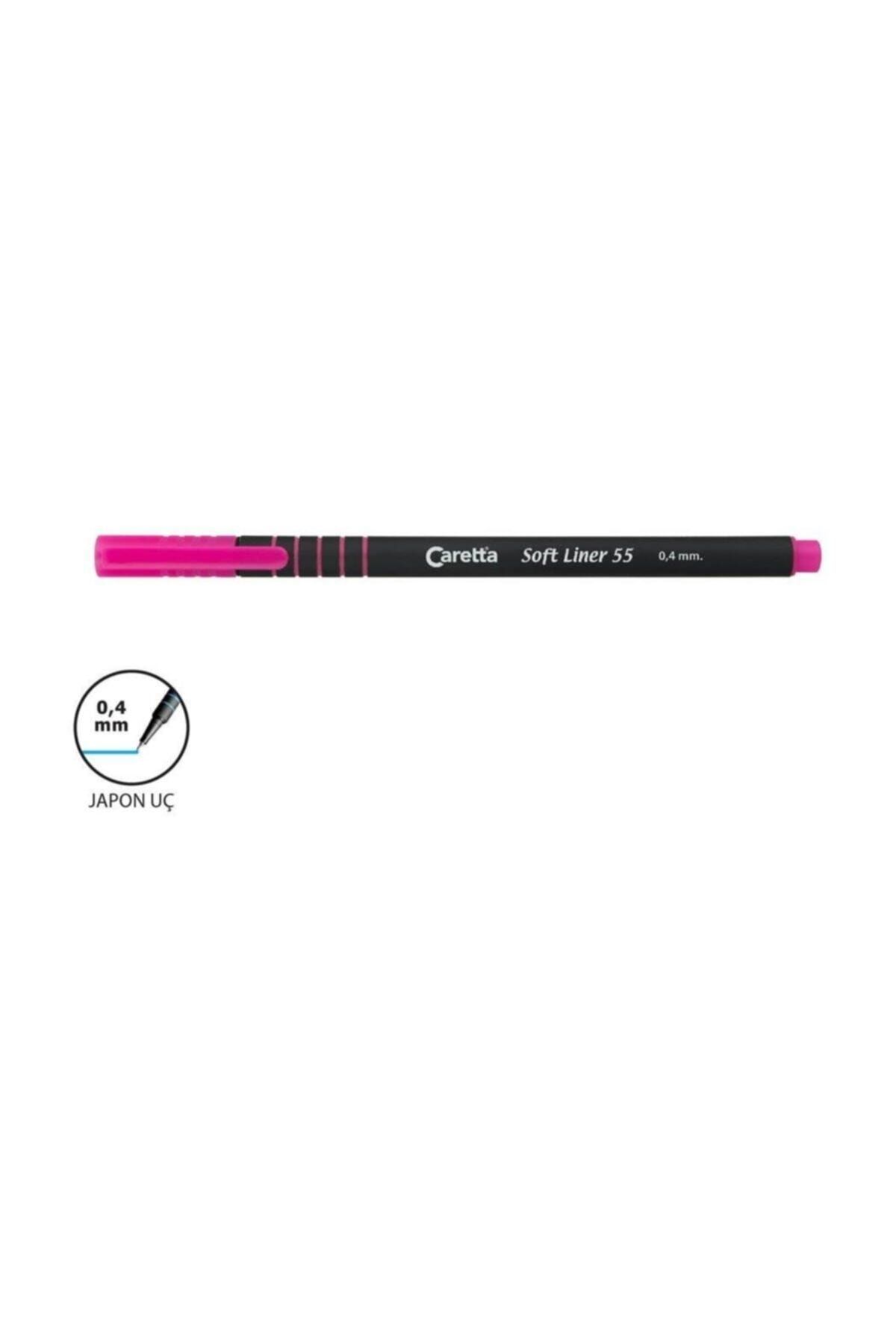 Caretta Yayıncılık Soft Liner Keçe Uç Kalem 04 Mm Pembe 55-09