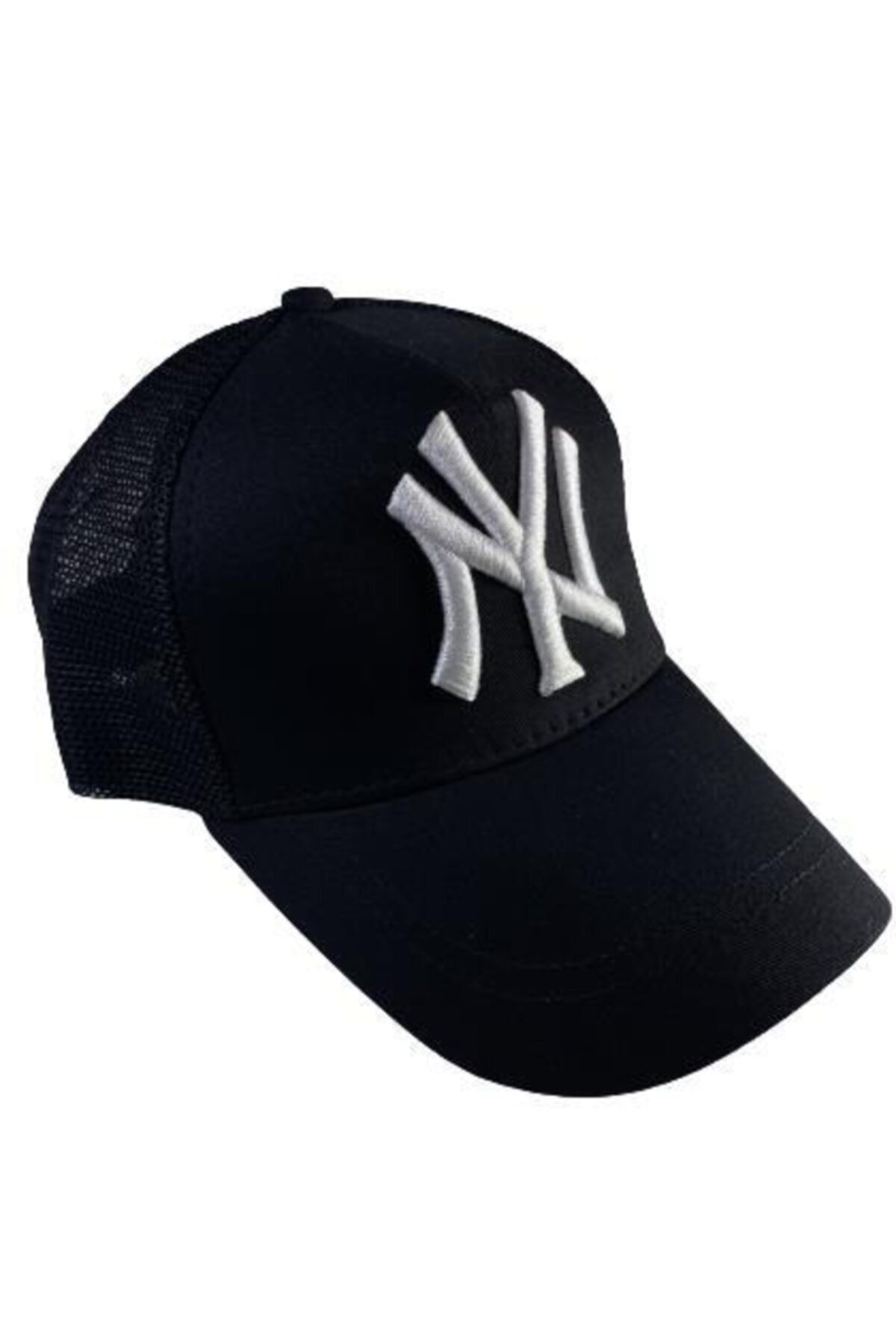 Moda Kızı Butik Siyah Ny Cap Yankees Fileli Unisex Şapka