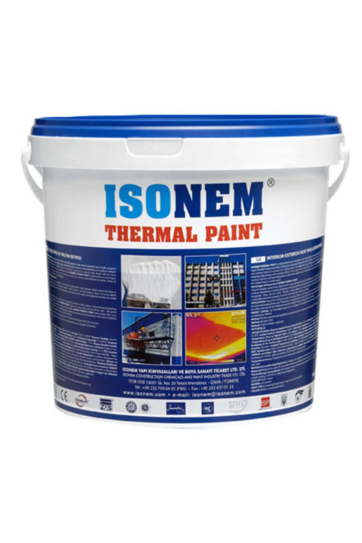 Isonem Thermal Paint Iç Ve Dış Cephe Isı Yalıtım Boyası 18 Kg