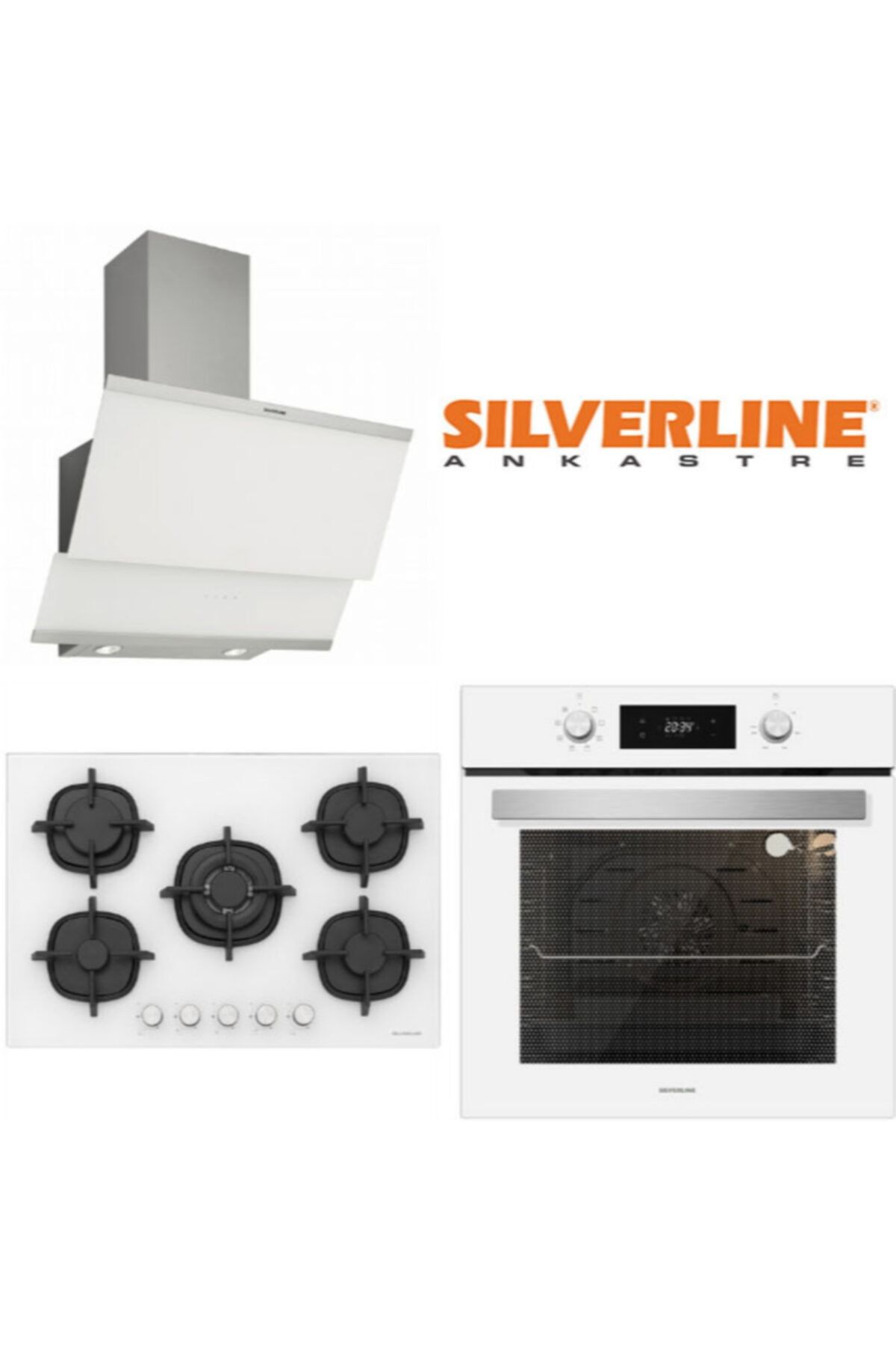 Silverline Sılverlıne Ankastre Set (Bo6504w01-3420 W Classy-cs5364w01)