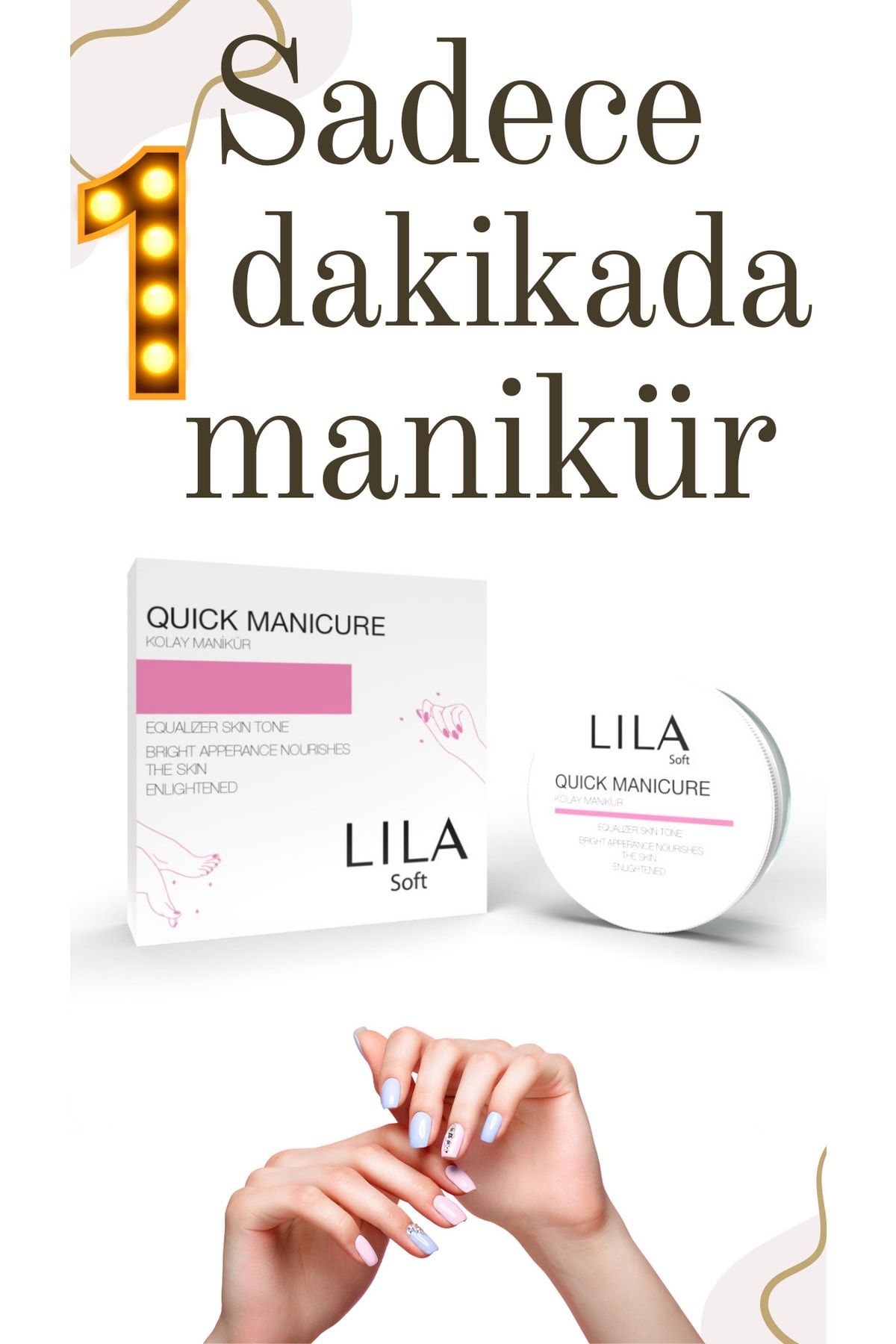 Lila Soft Hızlı-kolay Ve Doğal Manikür & Pedikür Peeling El & Ayak Bakım