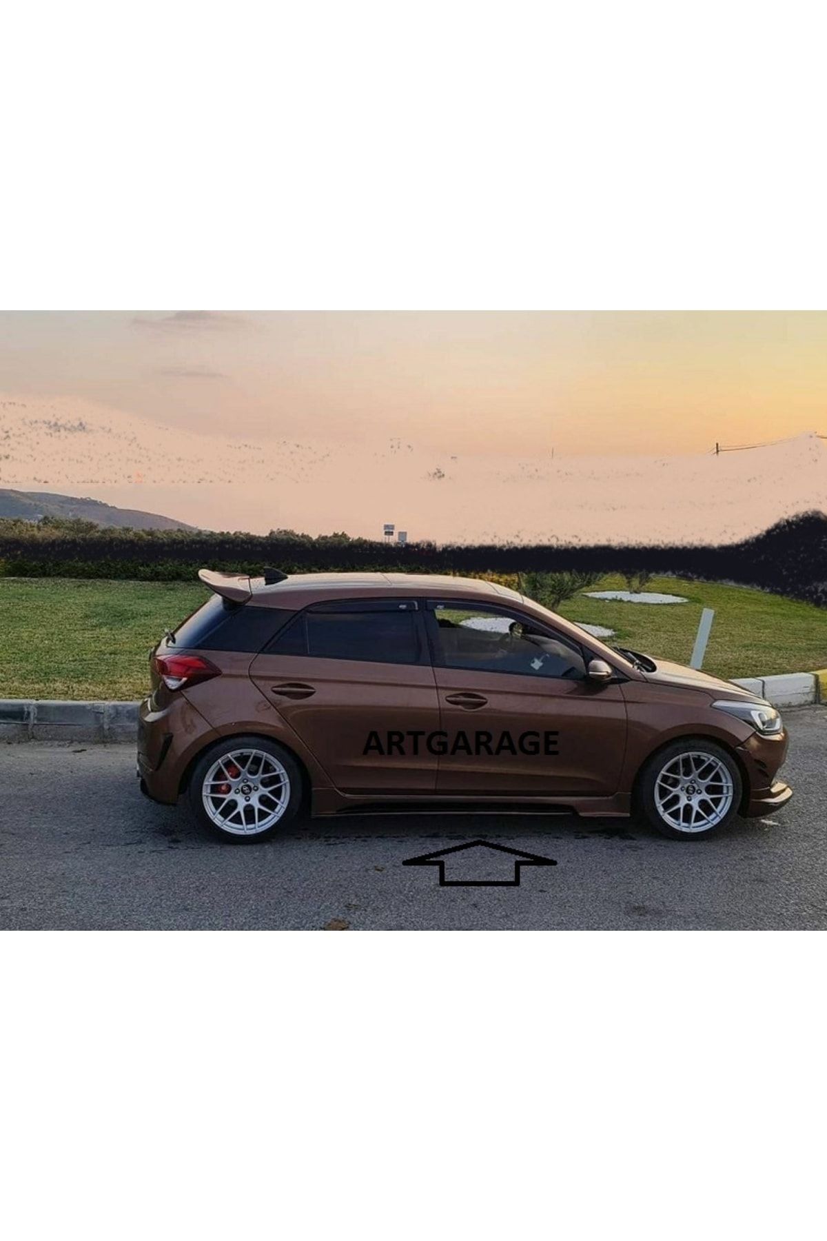 Bodykitartgarage I20 Uyumlu Gt Marşpiyel Takımı-fiberglass-boyasız