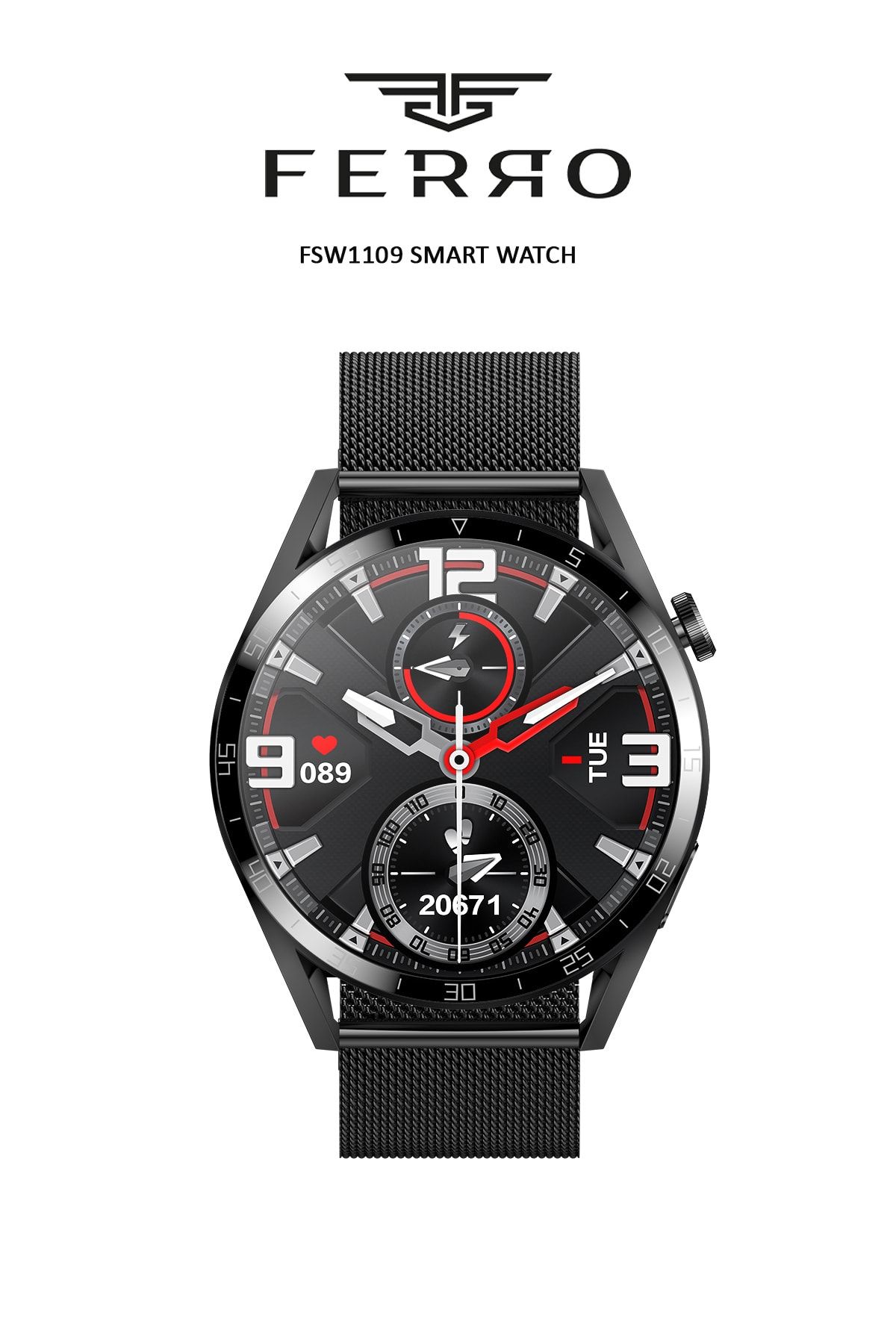 FERRO Watch L19 Android Ve Ios Uyumlu Akıllı Saat