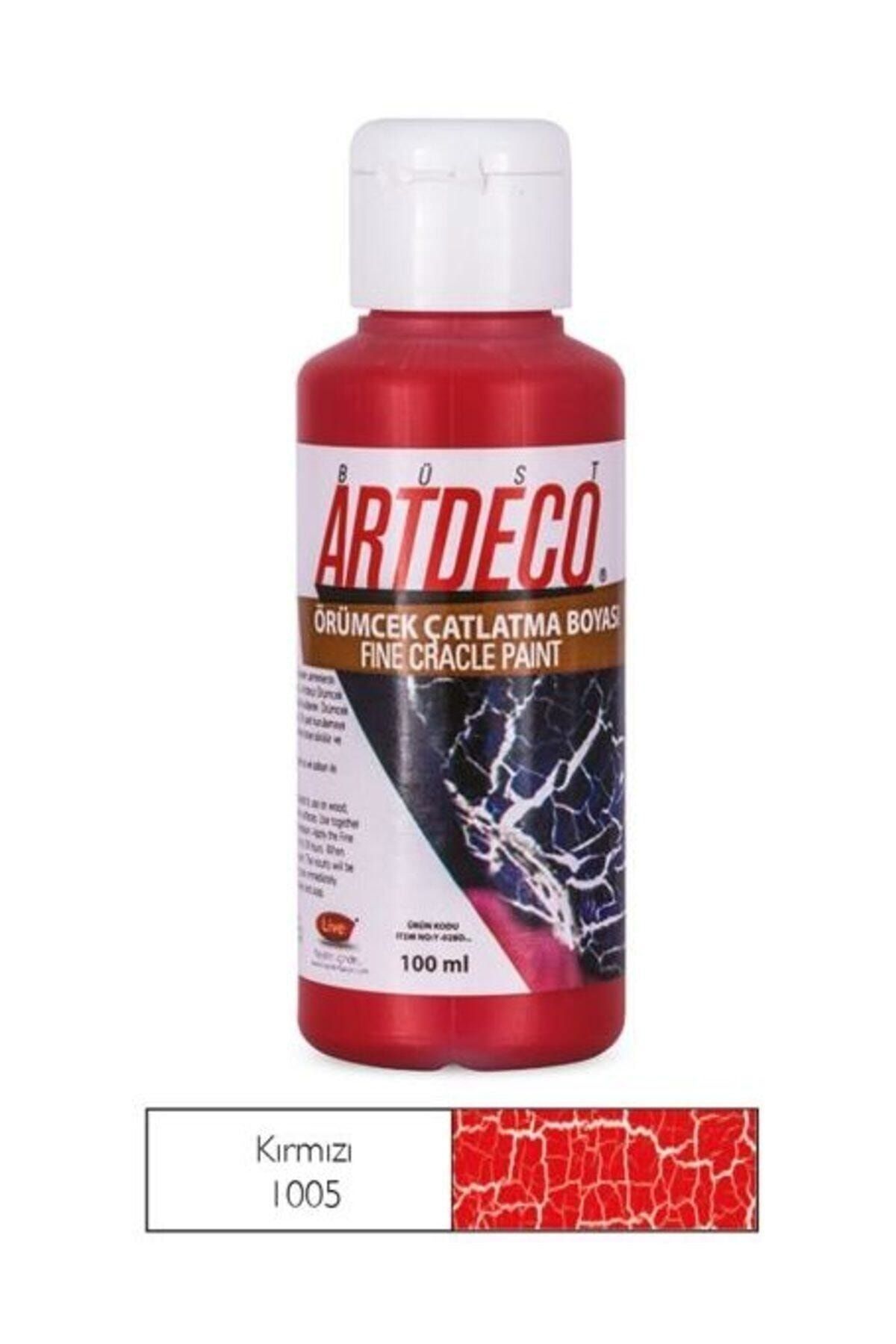 Artdeco Örümcek Çatlatma Boyası 1005 Kırmızı