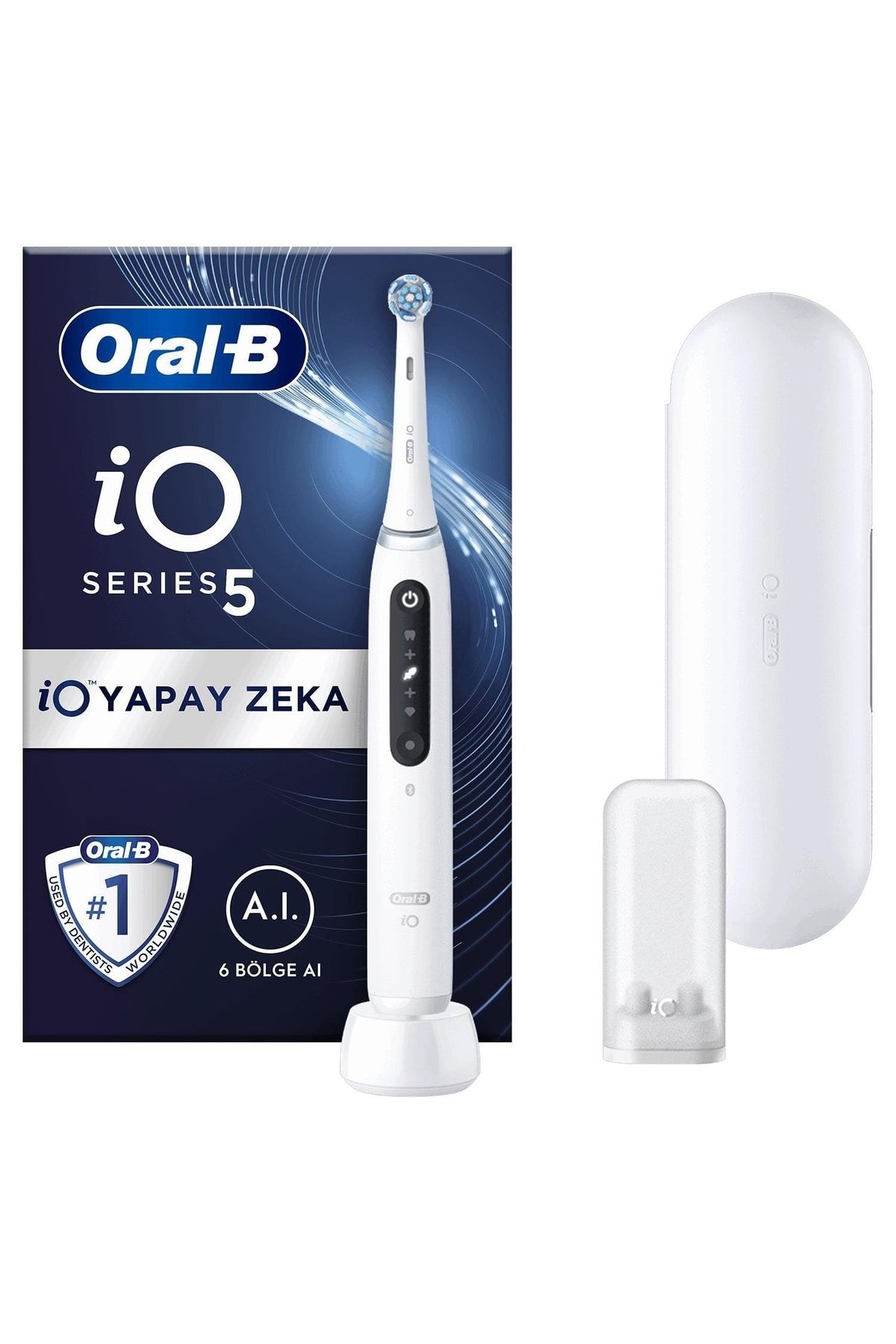 Oral-B iO 5 Şarjlı Diş Fırçası - Beyaz
