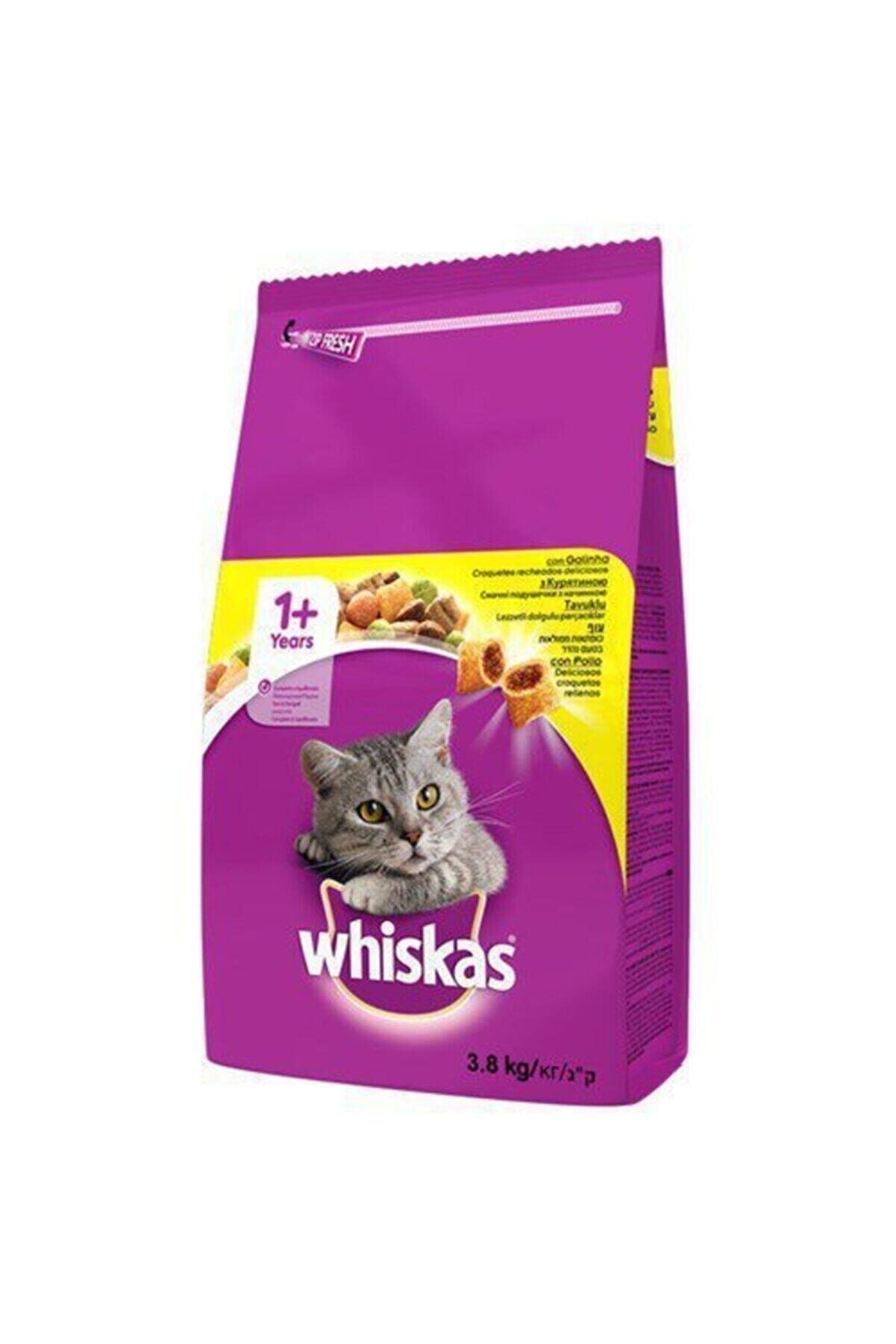 Whiskas Tavuklu Yetişkin Kuru Kedi Maması 3.8 Kg