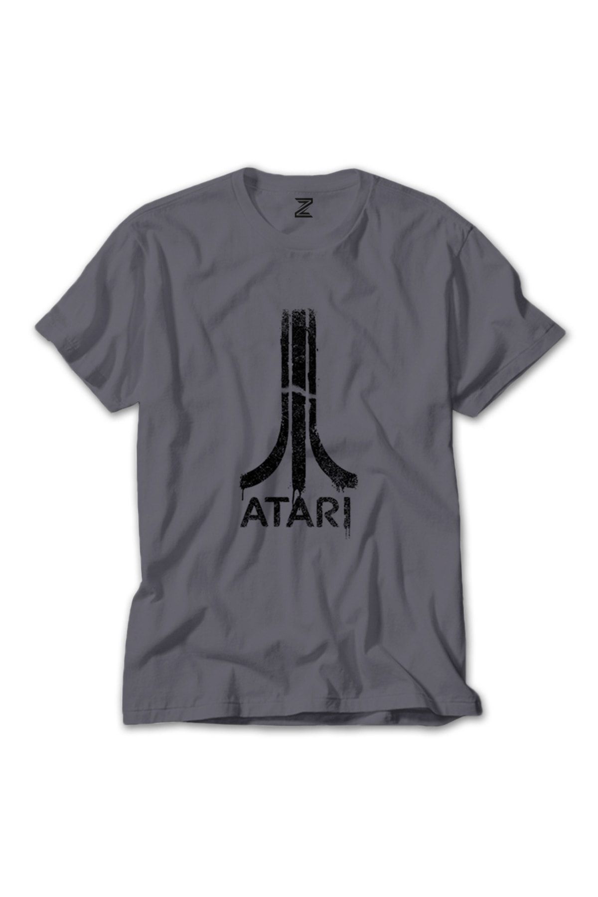 Z zepplin Atari Splash Gri Tişört