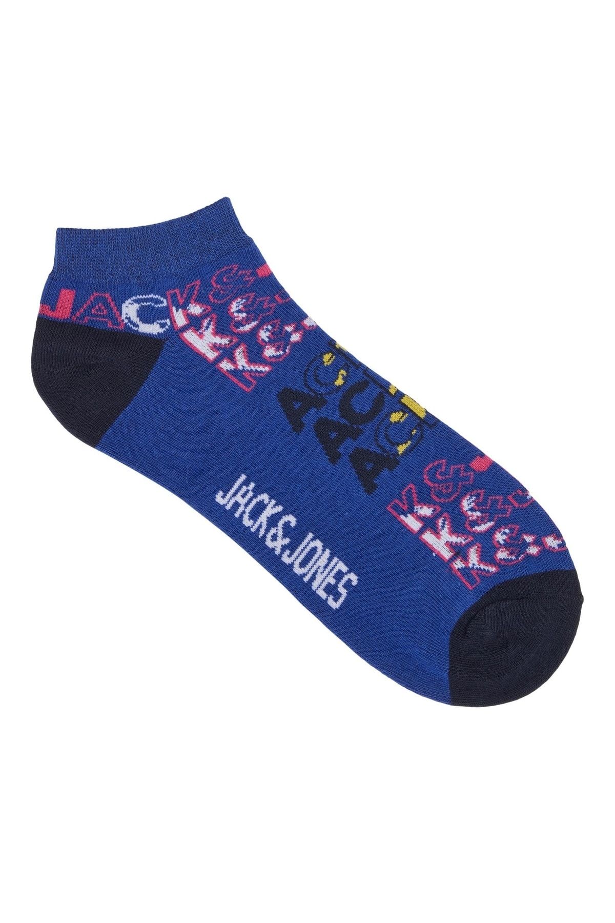 Jack & Jones Jack Jones Color Logo Short Sock Erkek Gri Çorap 12217664-05