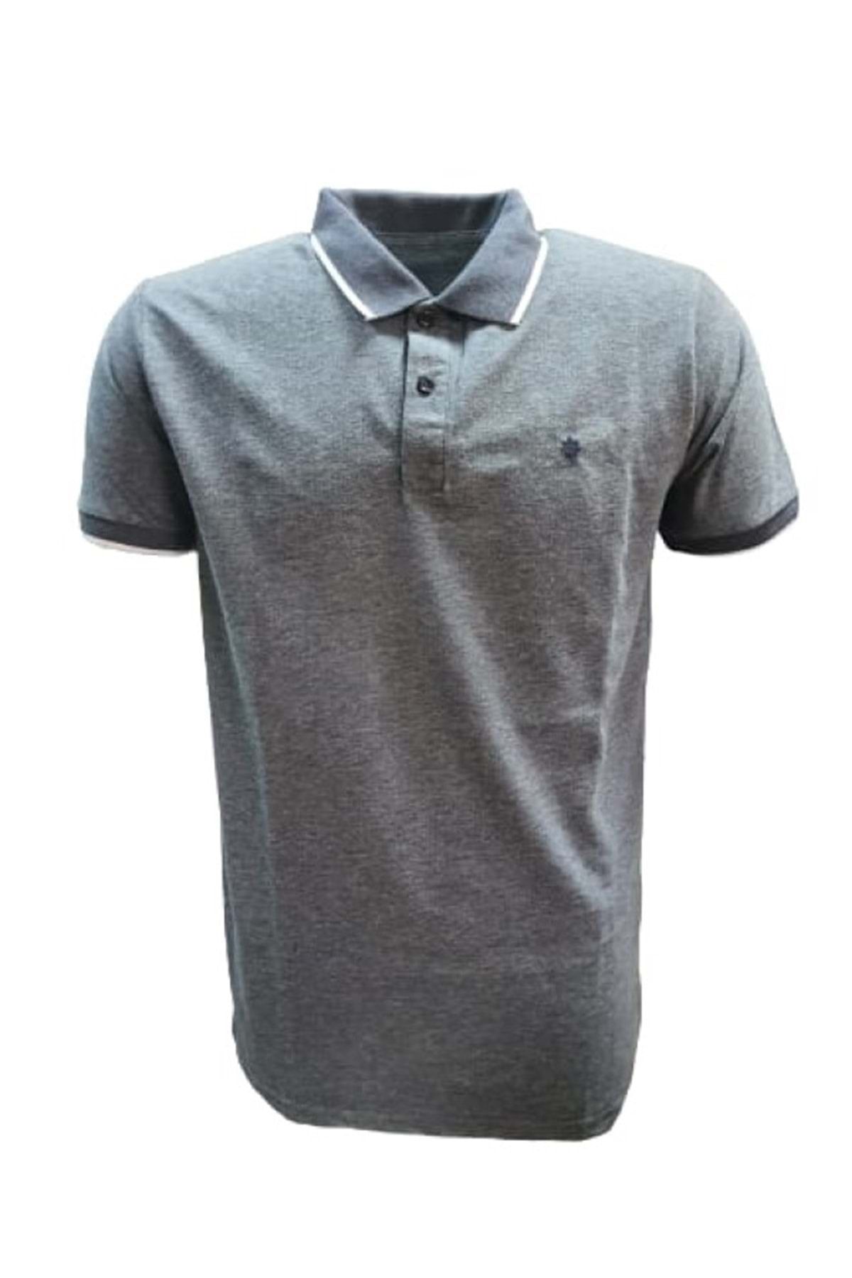Dynamo Erkek Lakos Likralı Polo Yaka Kısa Kol T-shirt T-621 - Lacivert - L