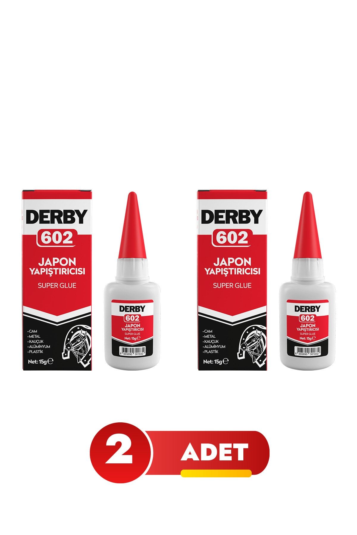 Derby 602 Japon Yapıştırıcısı 15 g (2 Adet)