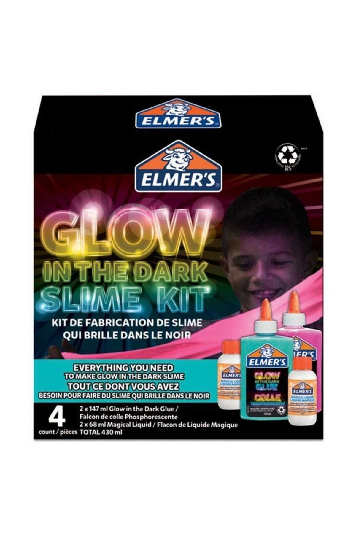 elmers Elmer's Karanlıkta Parlayan Slime Set