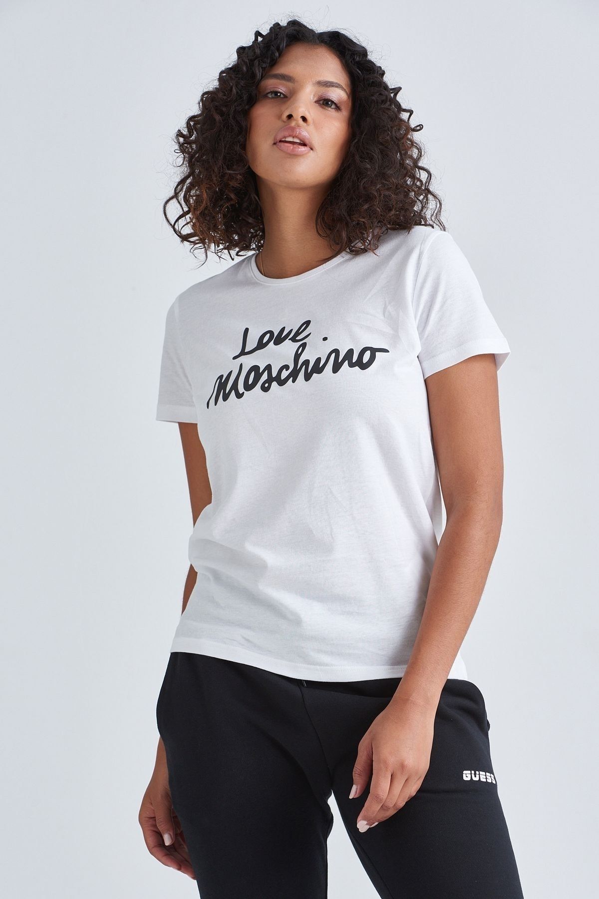 Moschino Yazılı Kadın T-shirt