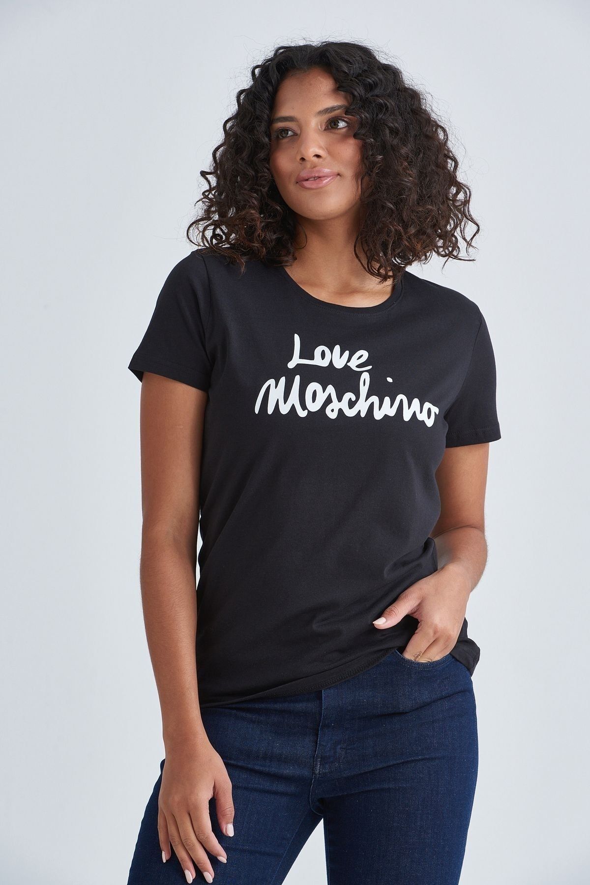 Moschino Yazılı Kadın T-shirt