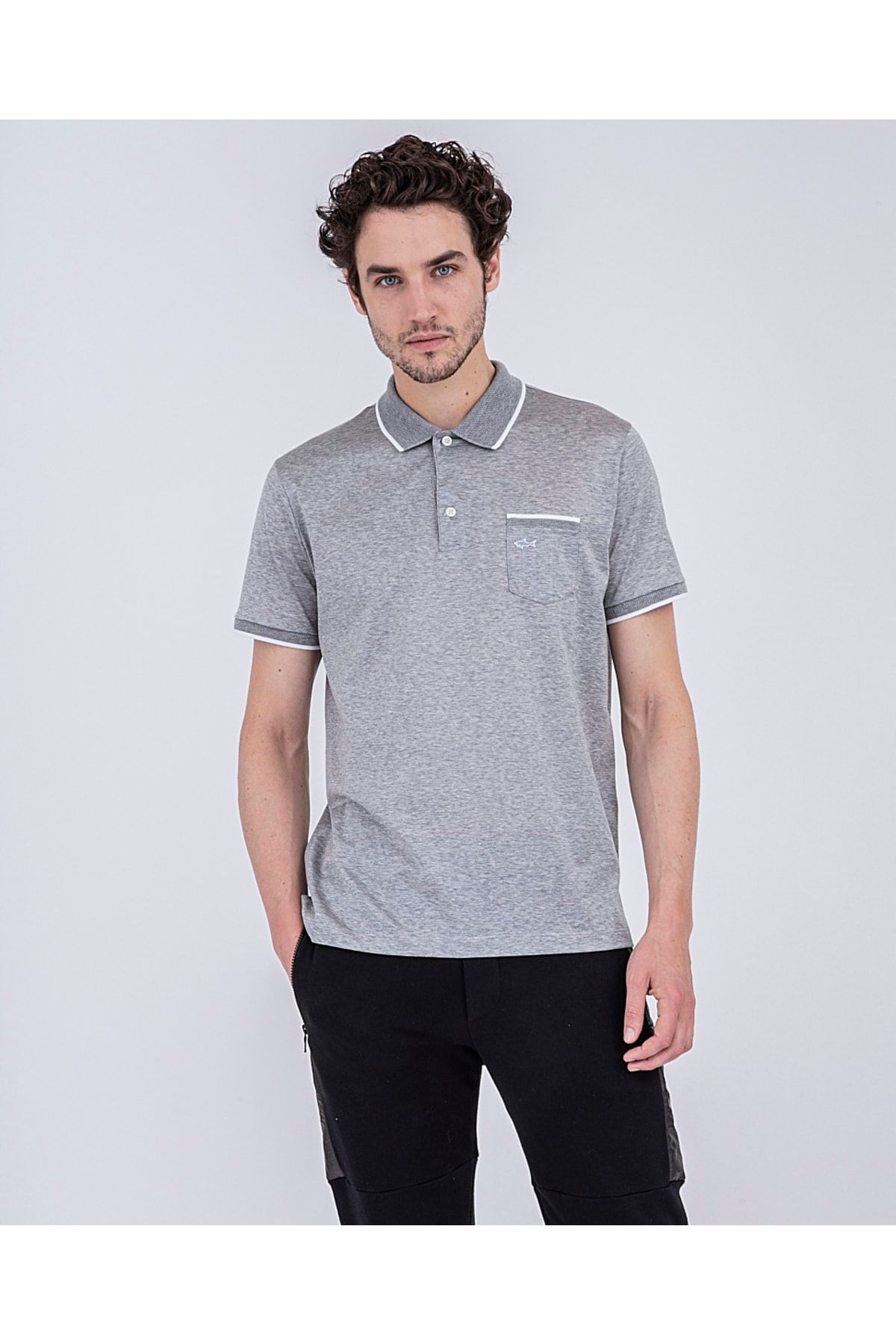 Paul&Shark Men's Knıtted Poloshırt C.w. Cotton