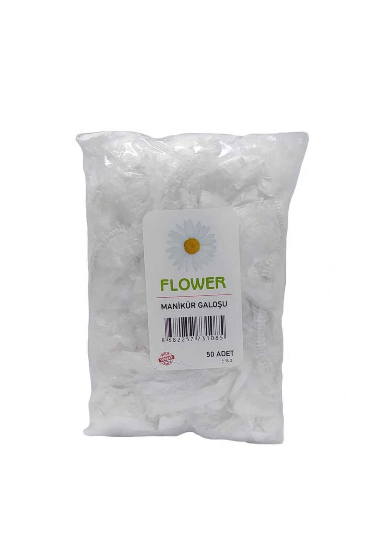 Flower Manikür Galoşu 50 Li Paket