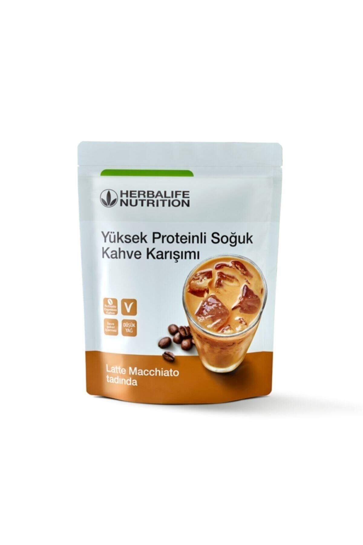 Herbalife Yüksek Proteinli Soğuk Kahve Karışımı Latte Macchiato