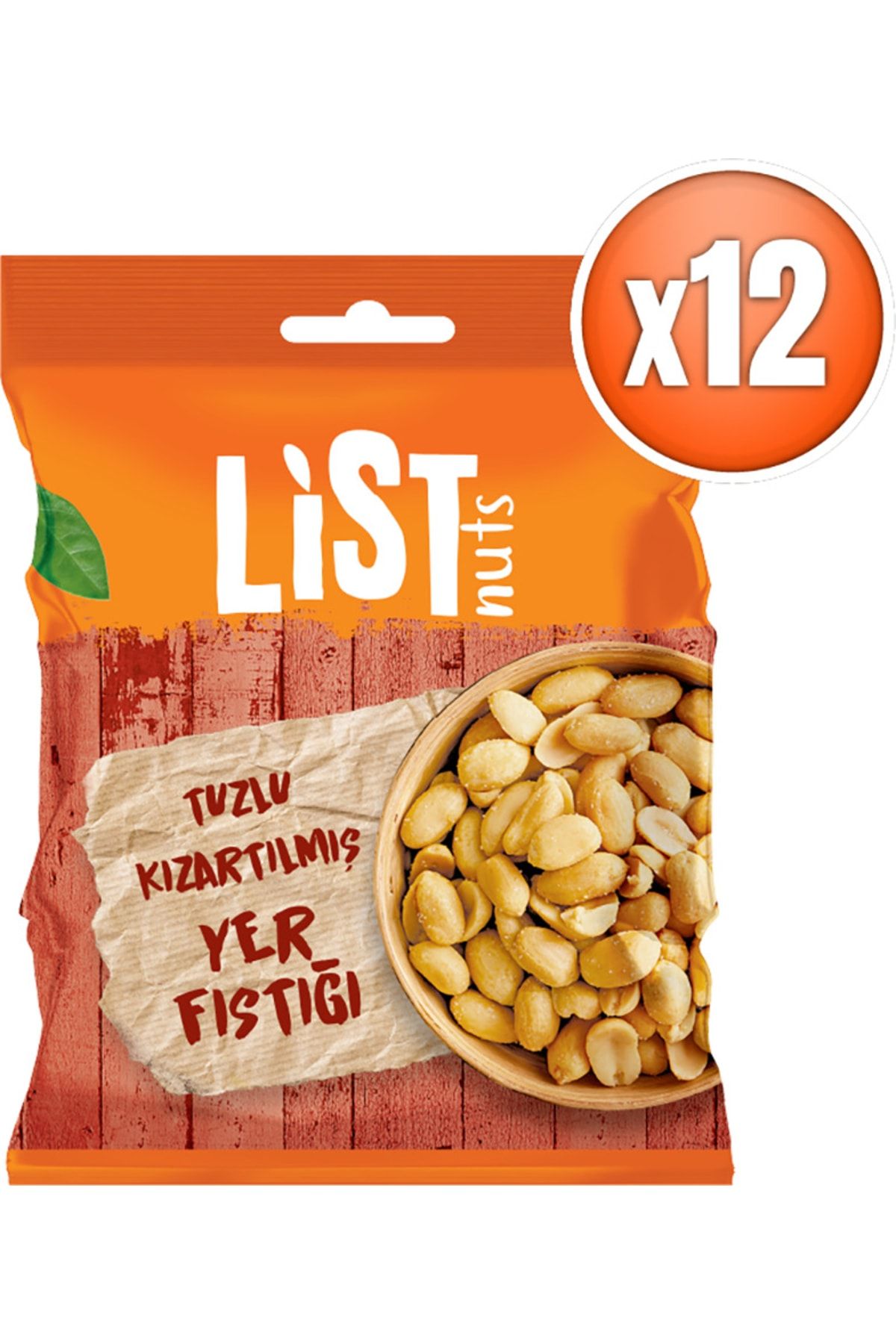 List Nuts Kızarmış Yer Fıstığı 12 X 150 G