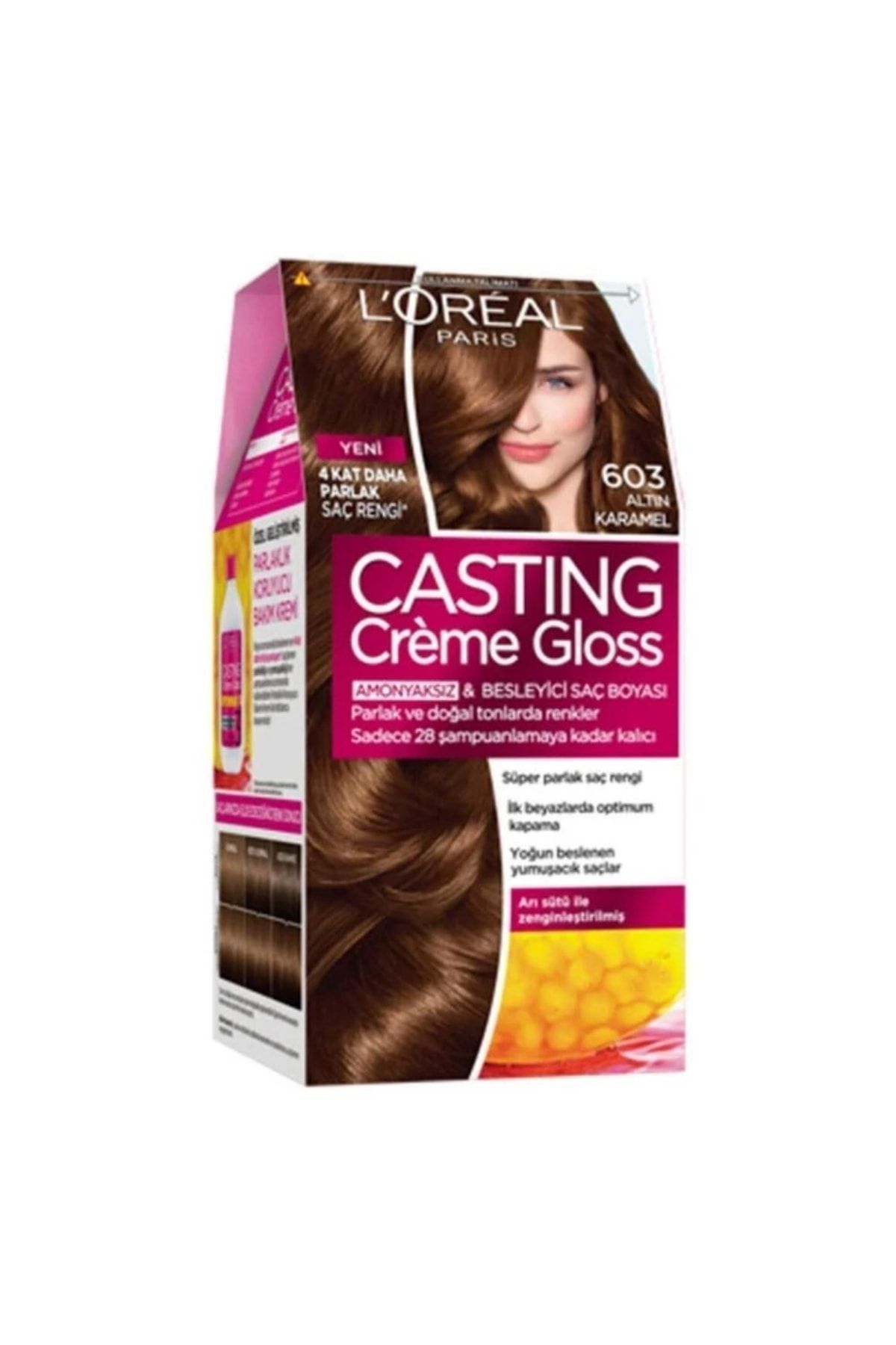 L'Oreal Paris Casting Creme Gloss Saç Boyası - 603 Altın Karamel