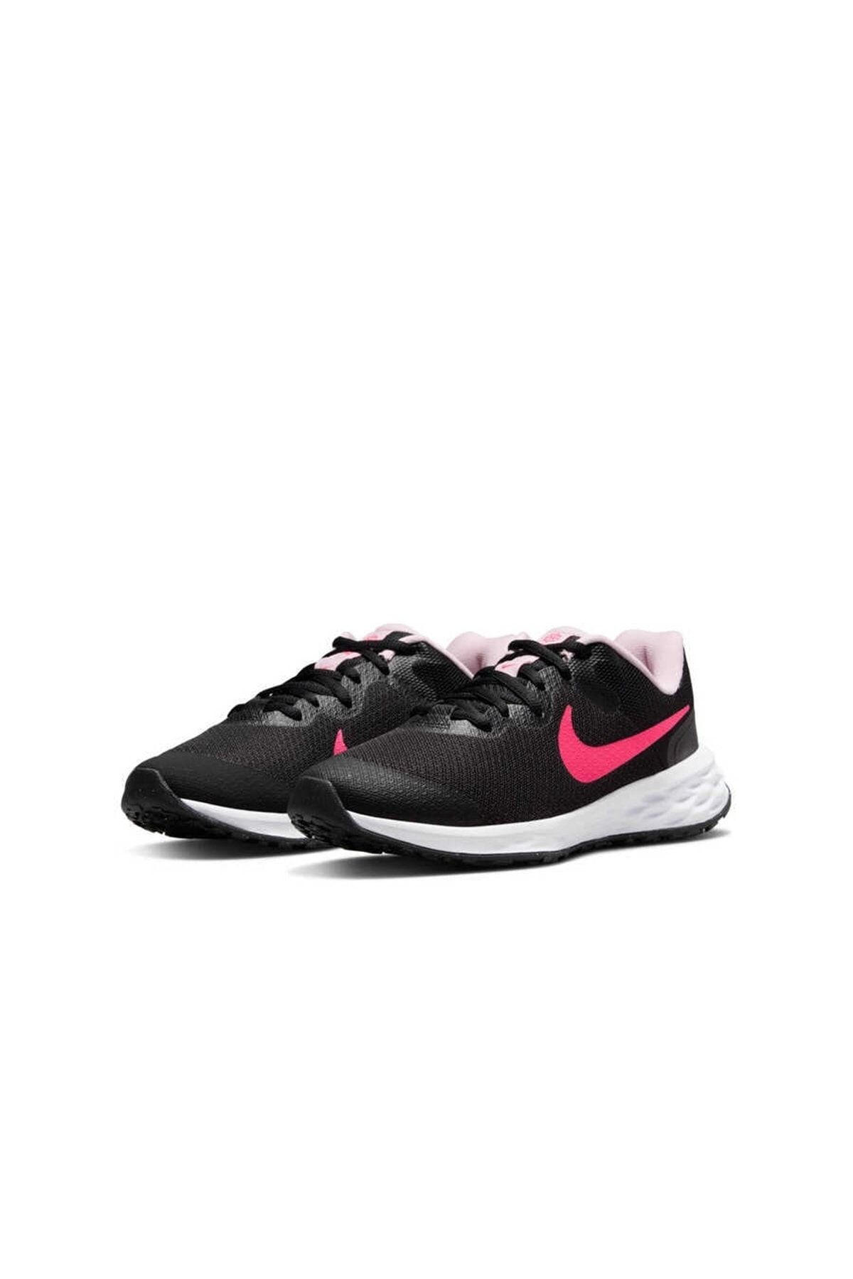 Nike Dd1096-007 Revolution 6 Nn Gs Siyah - Gri - Gümüş Erkek Çocuk Yürüyüş Ayakkabısı
