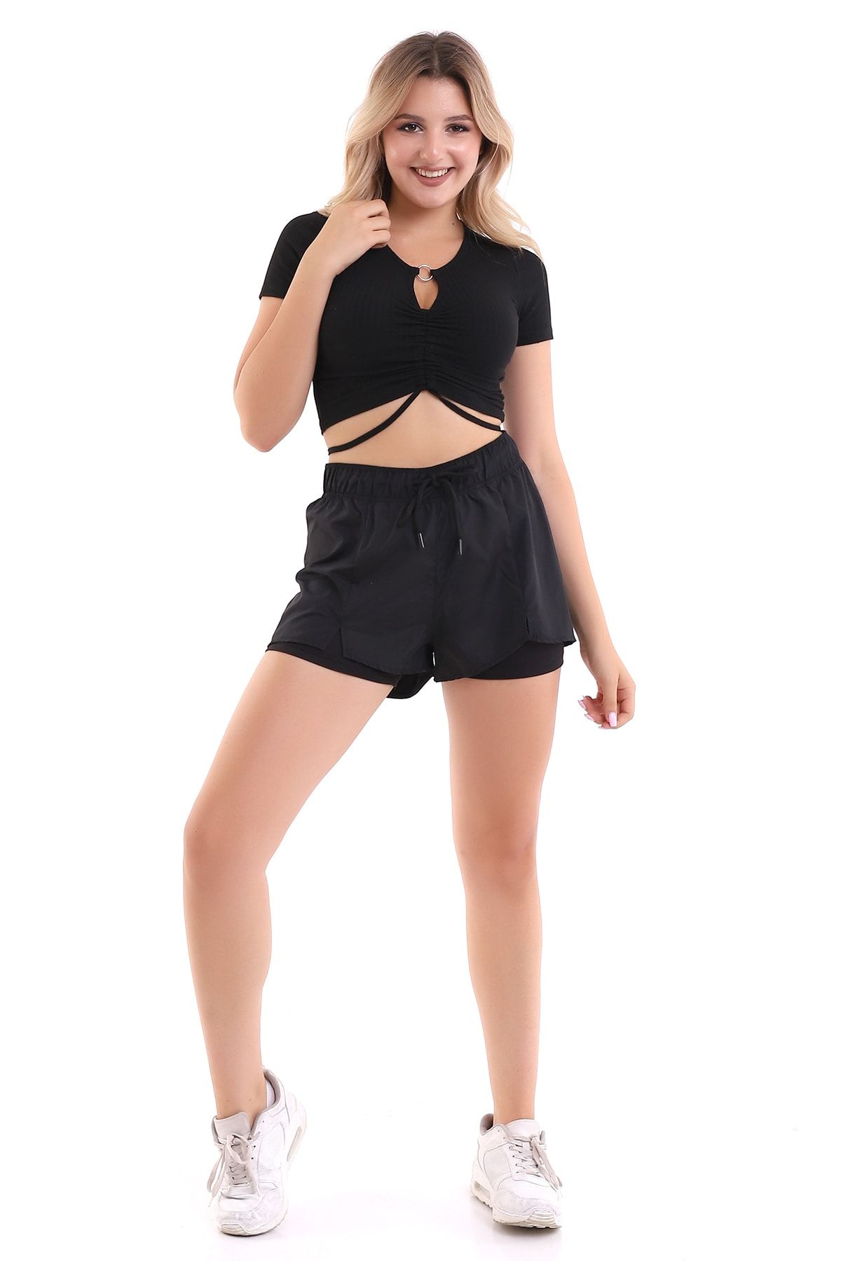 winmoda Taytlı Şort - Sport Şort