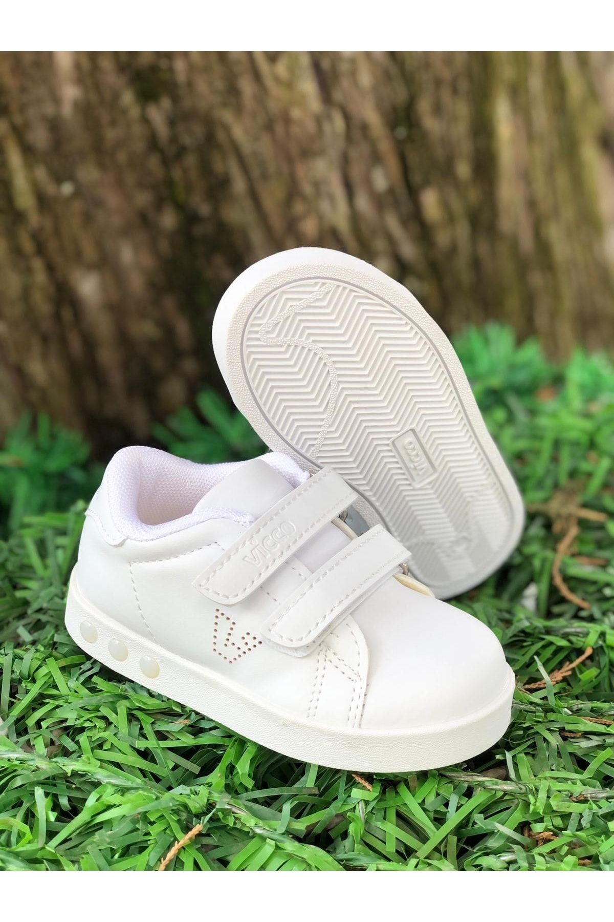 Vicco Beyaz - Oyo Işıklı Sneaker Spor Ayakkabı