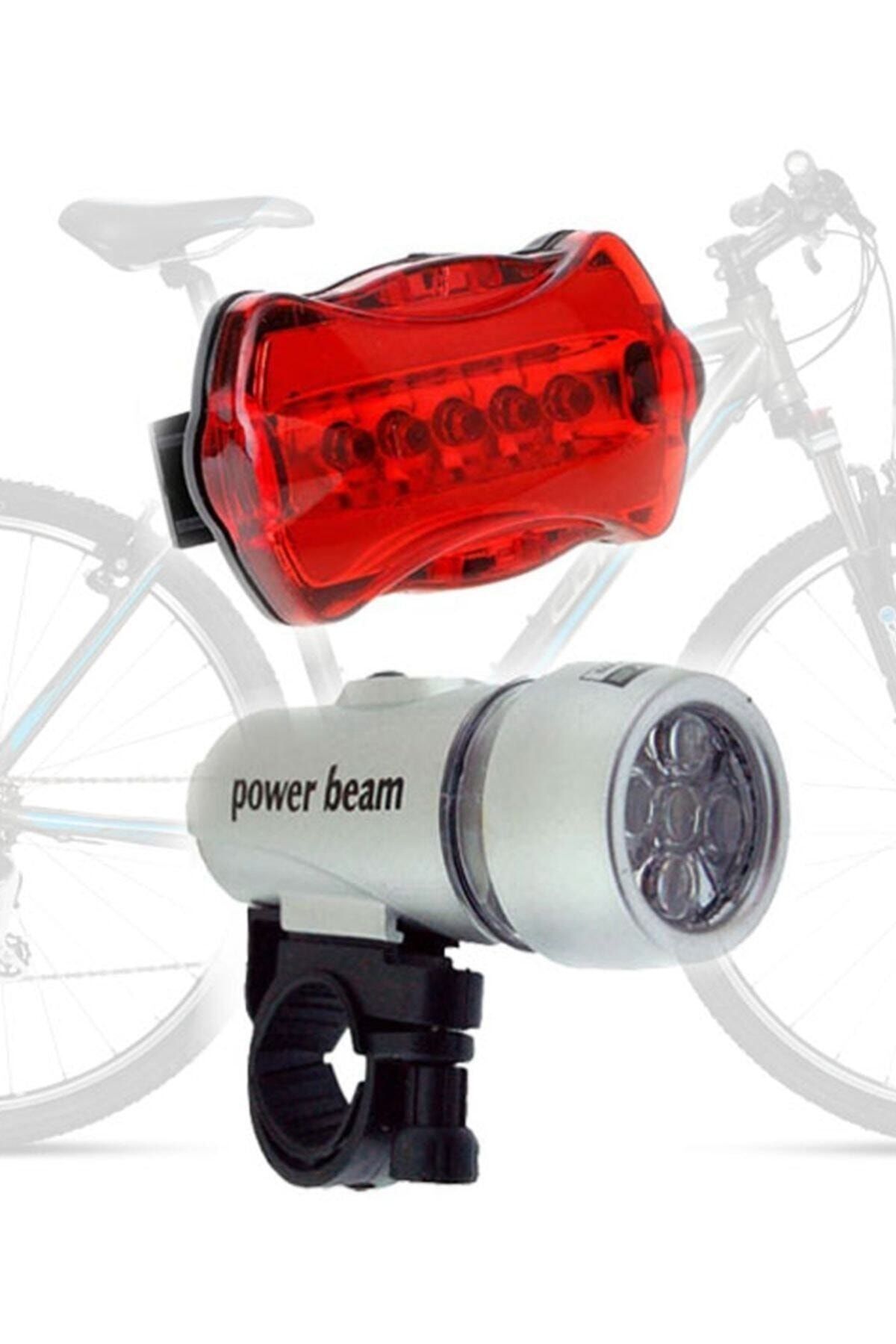 Panther Bisiklet Feneri Ön Arka 2li Takım Bisiklet Far Ve Stop Lambası Bisiklet Işığı Bisiklet Farı Pendik